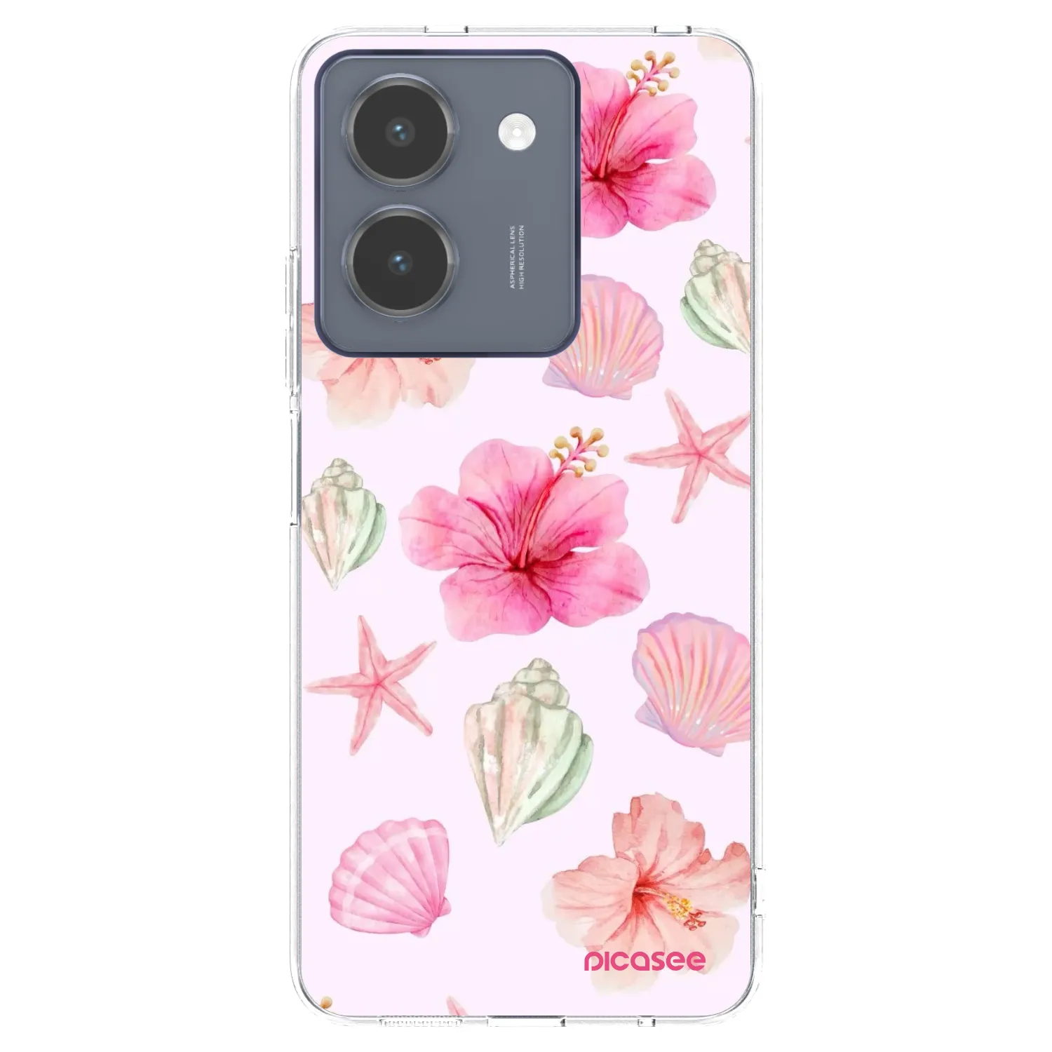 Picasee silikonový průhledný obal pro Vivo Y36 4G - Blush Lagoon