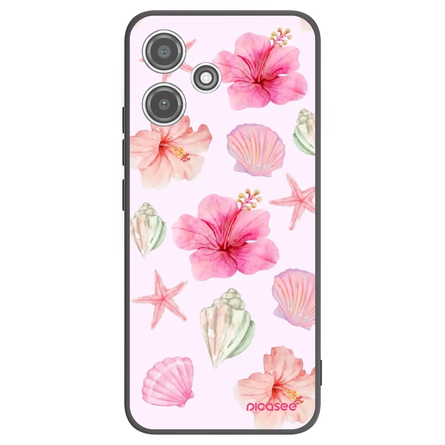 Picasee silikonový černý obal pro Xiaomi Redmi 12 5G - Blush Lagoon
