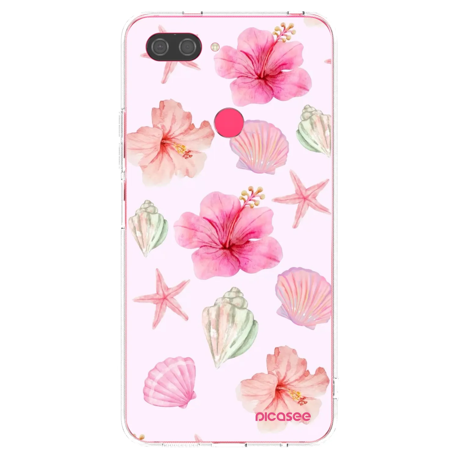 Picasee silikonový průhledný obal pro Xiaomi Mi 8 Lite - Blush Lagoon