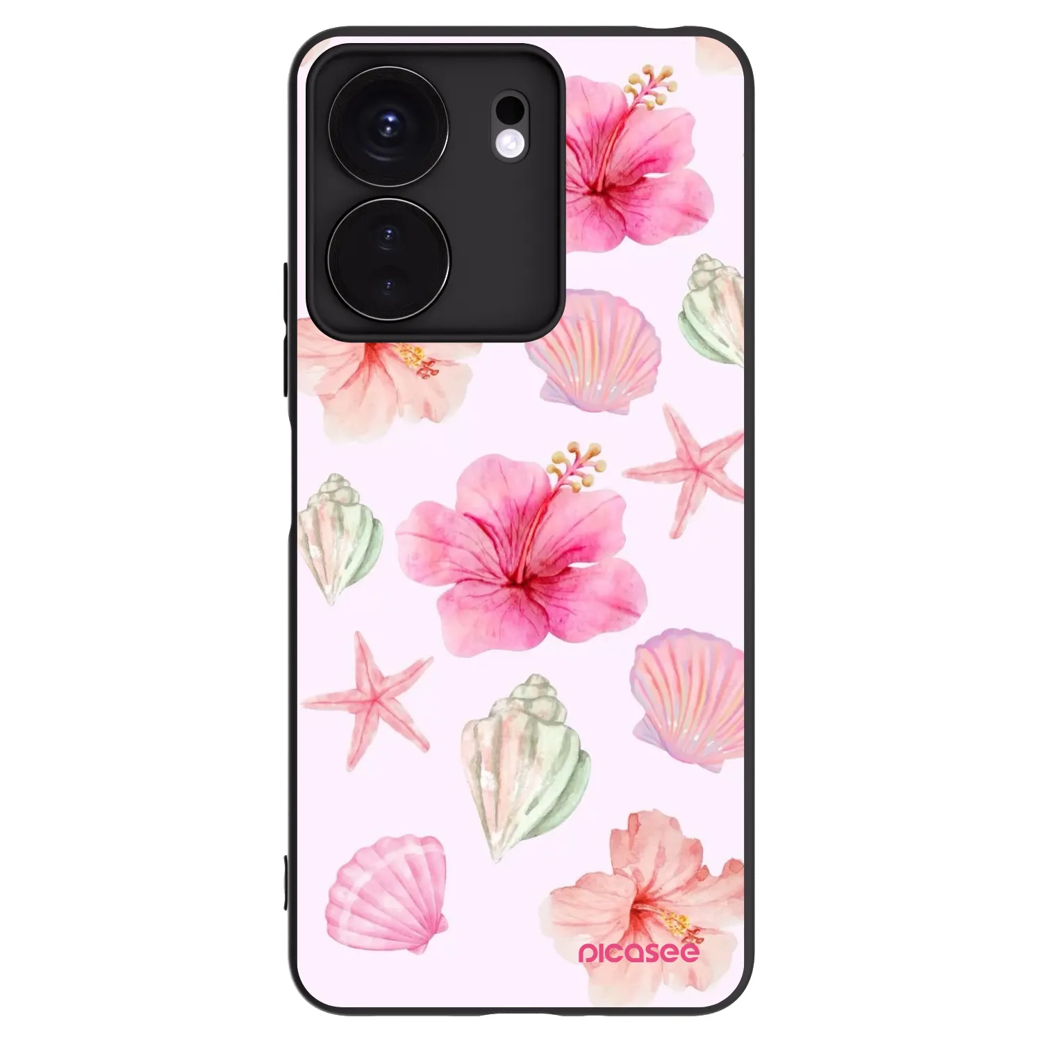 Picasee silikonový černý obal pro Xiaomi Redmi 13C 4G - Blush Lagoon
