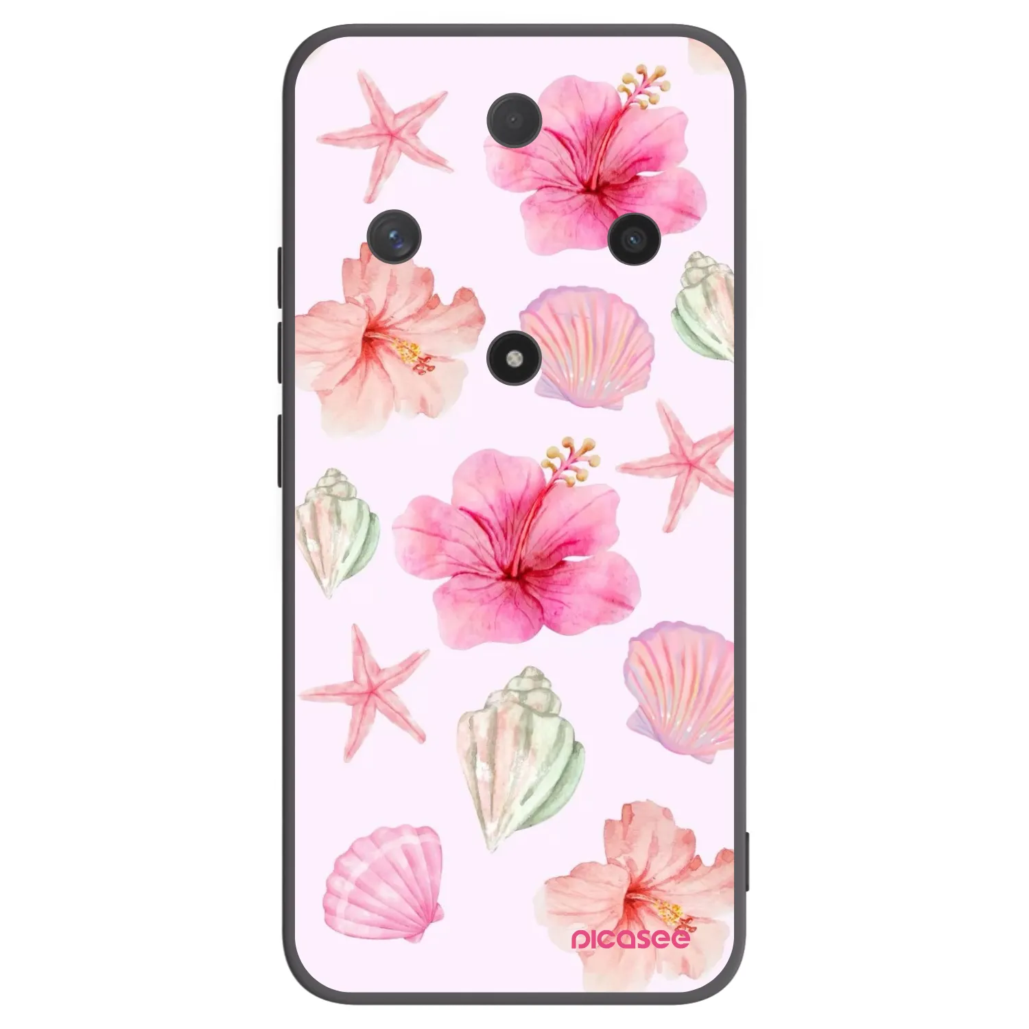 Picasee silikonový černý obal pro Honor Magic6 Lite 5G - Blush Lagoon