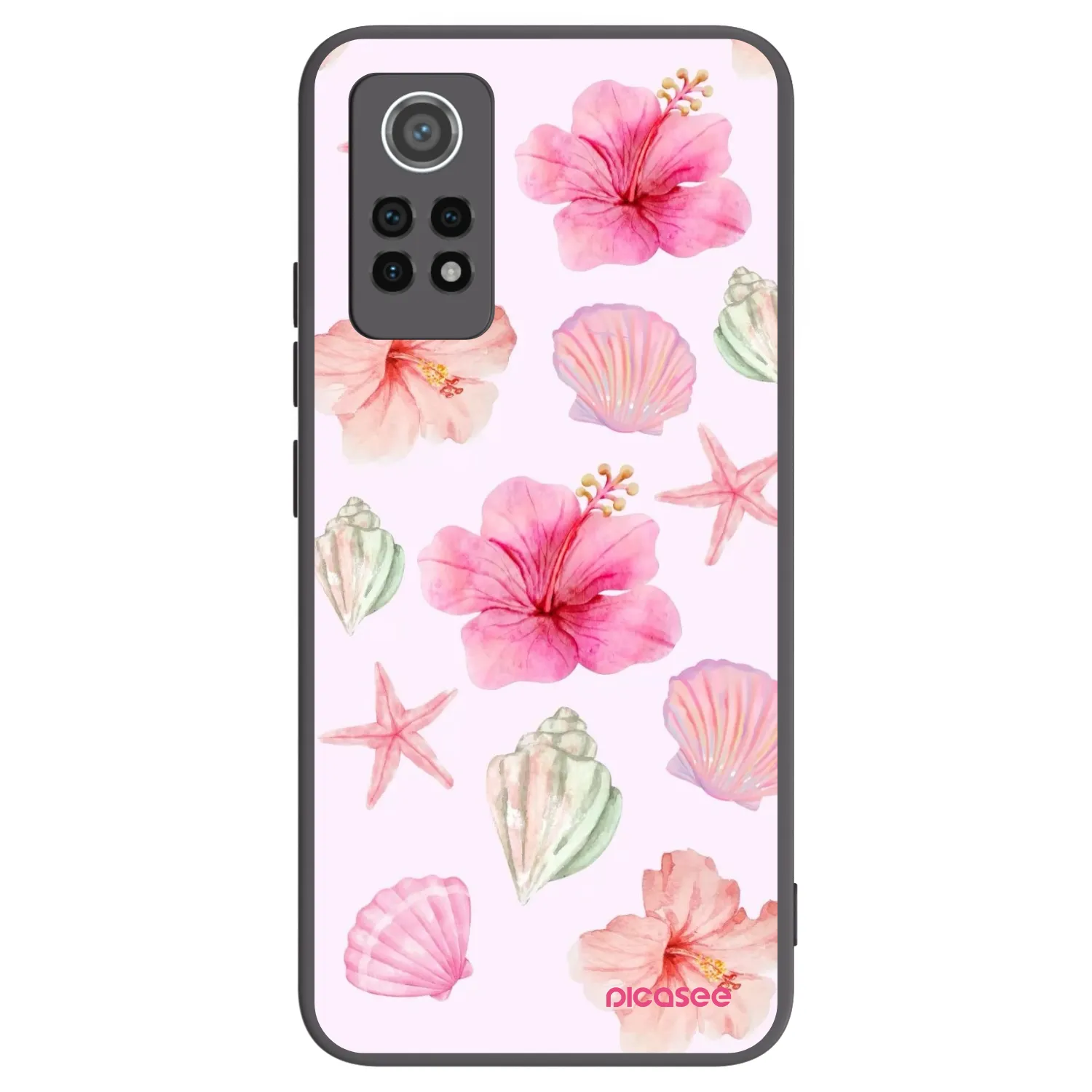 Picasee silikonový černý obal pro Xiaomi Redmi Note 12 Pro 4G - Blush Lagoon