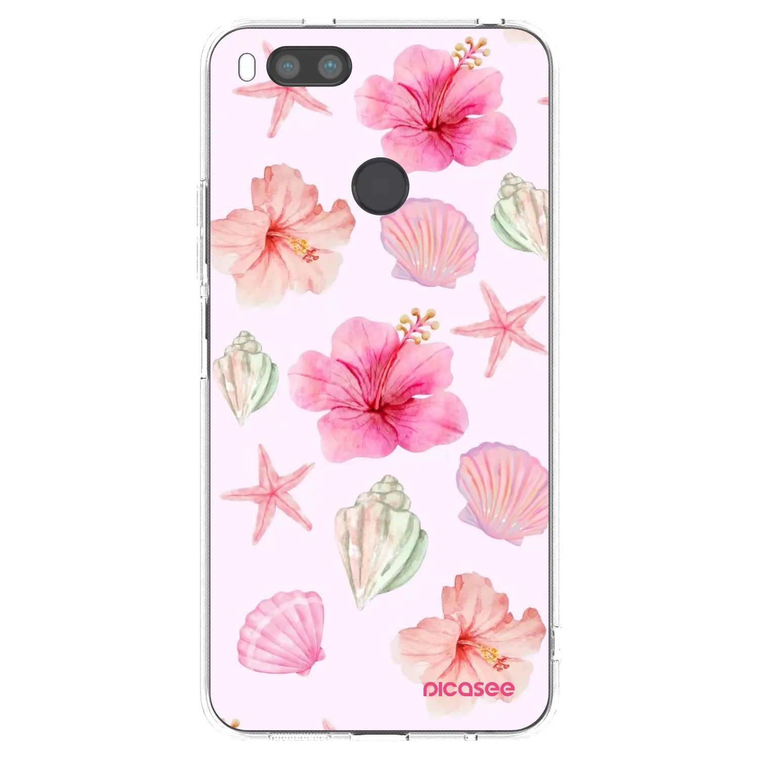 Picasee silikonový průhledný obal pro Xiaomi Mi A1 Global - Blush Lagoon