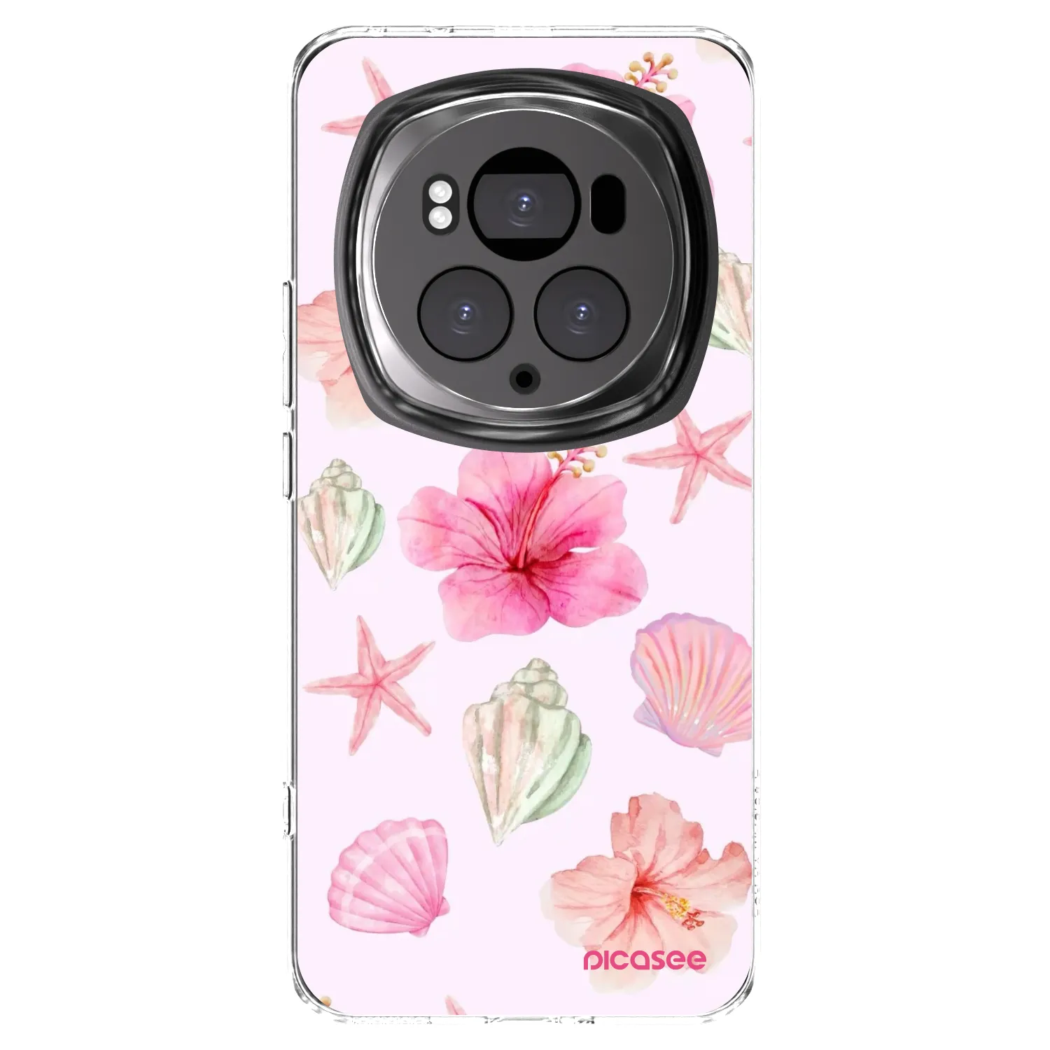 Picasee silikonový průhledný obal pro Honor Magic6 Pro - Blush Lagoon