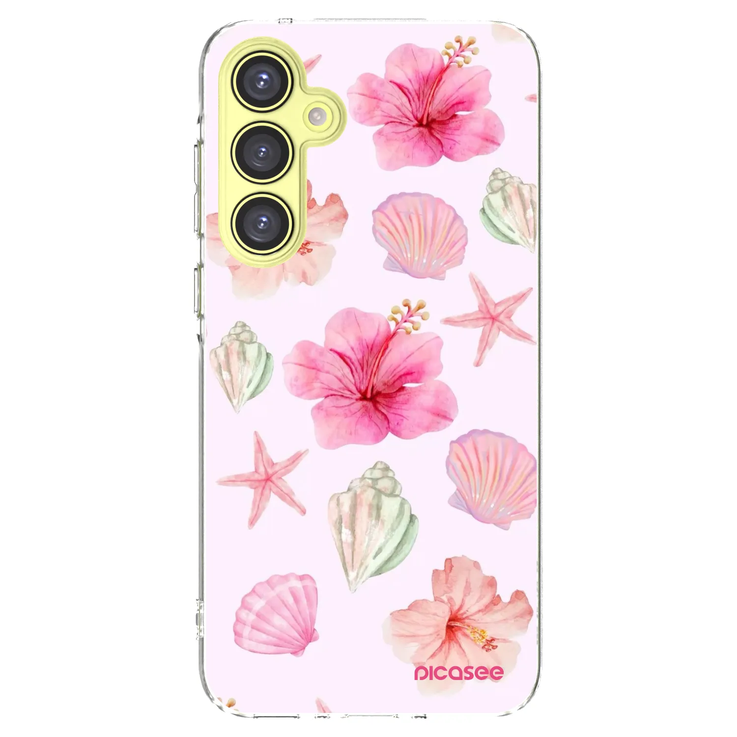 Picasee silikonový průhledný obal pro Samsung Galaxy A35 5G A356B - Blush Lagoon