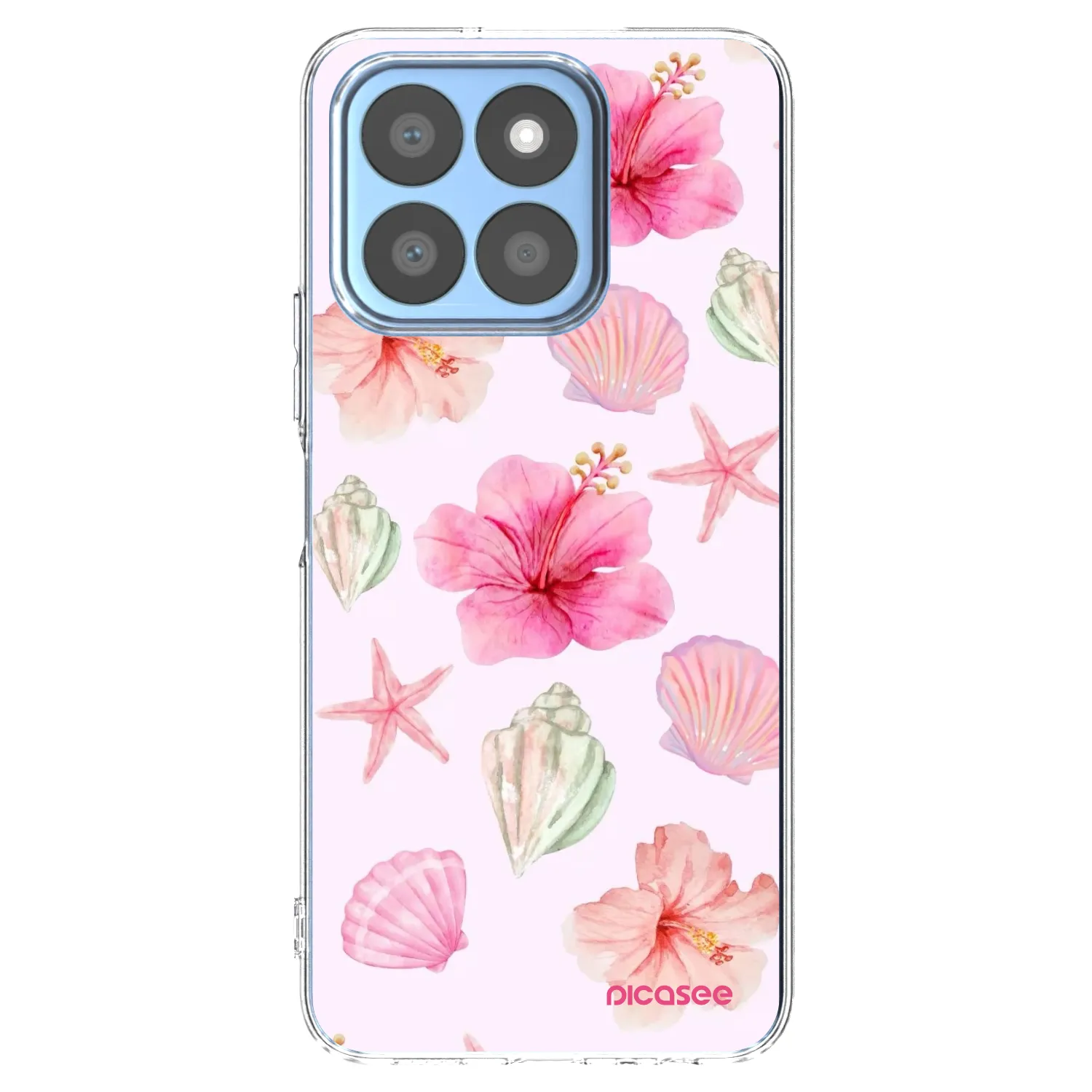 Picasee silikonový průhledný obal pro Honor X8b - Blush Lagoon