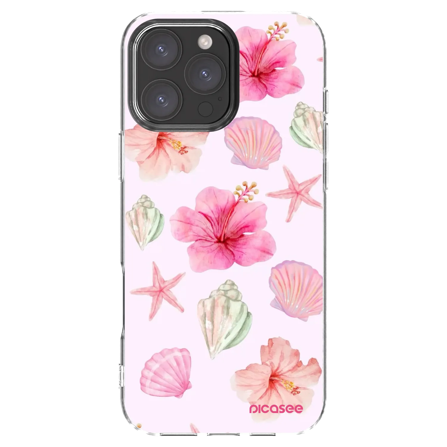 Picasee silikonový průhledný obal pro Apple iPhone 16 Pro Max - Blush Lagoon