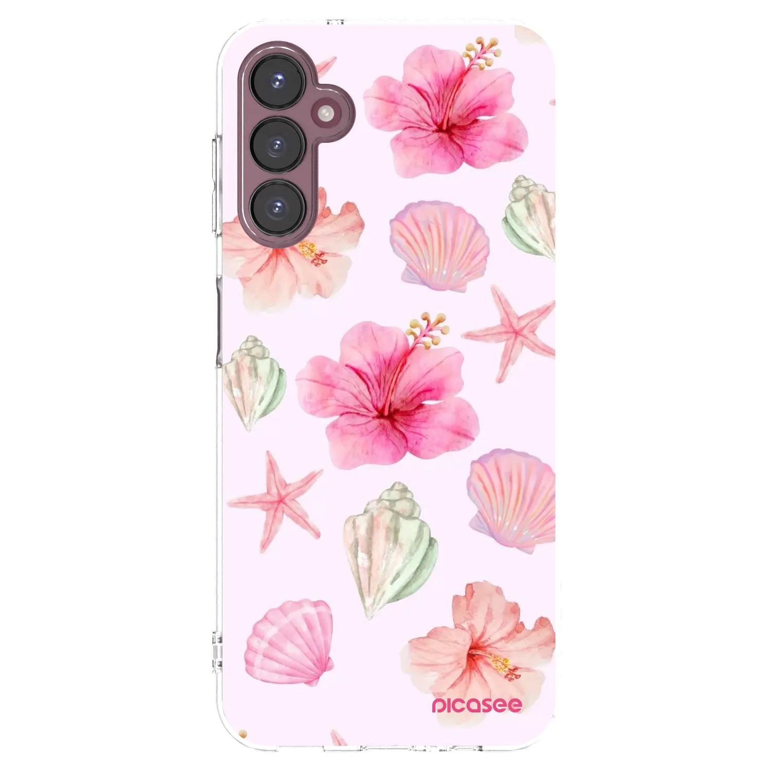 Picasee silikonový průhledný obal pro Samsung Galaxy A05s A057G - Blush Lagoon