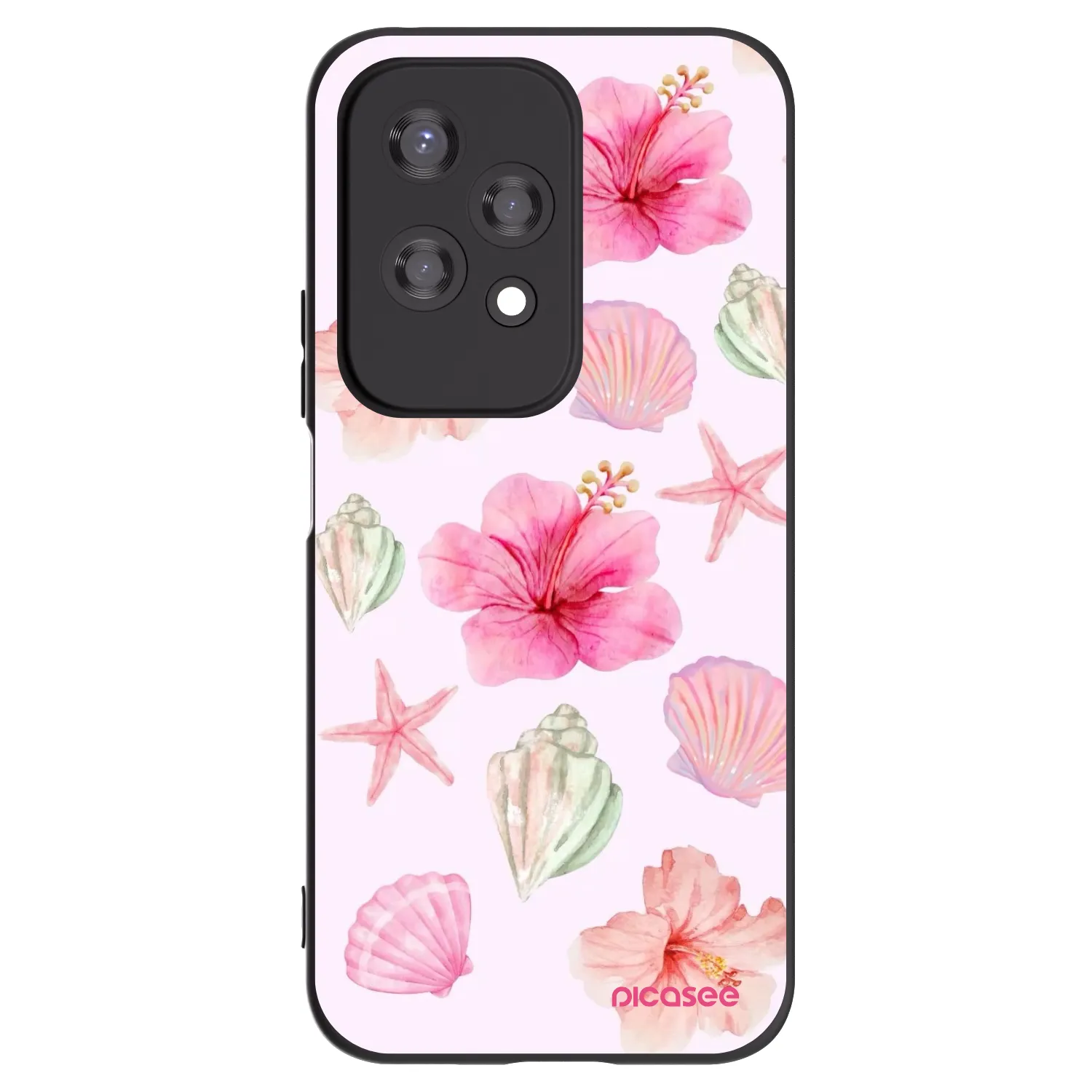 Picasee silikonový černý obal pro Honor 200 Lite - Blush Lagoon