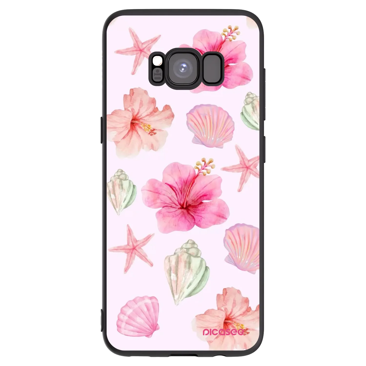 Picasee silikonový černý obal pro Samsung Galaxy S8 G950F - Blush Lagoon