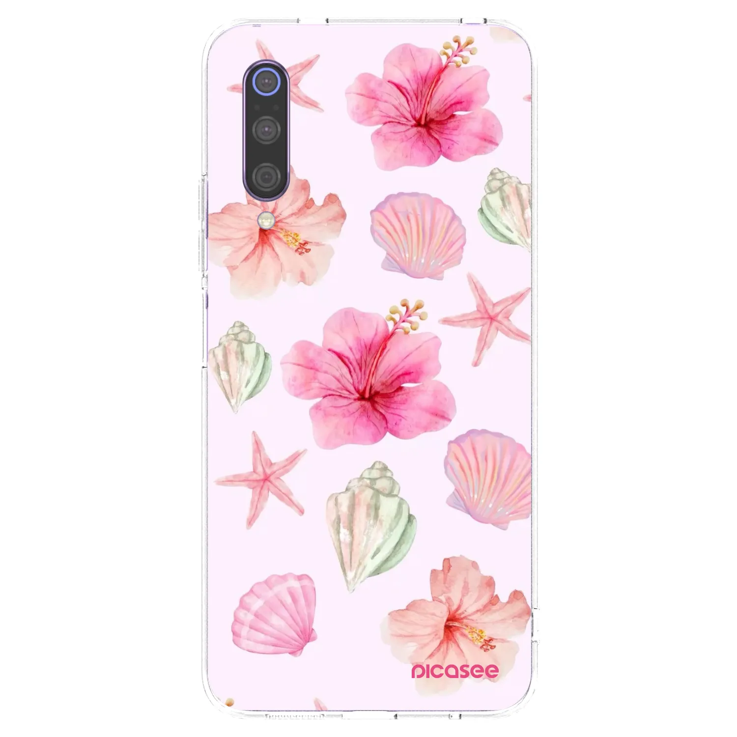 Picasee silikonový průhledný obal pro Xiaomi Mi 9 - Blush Lagoon