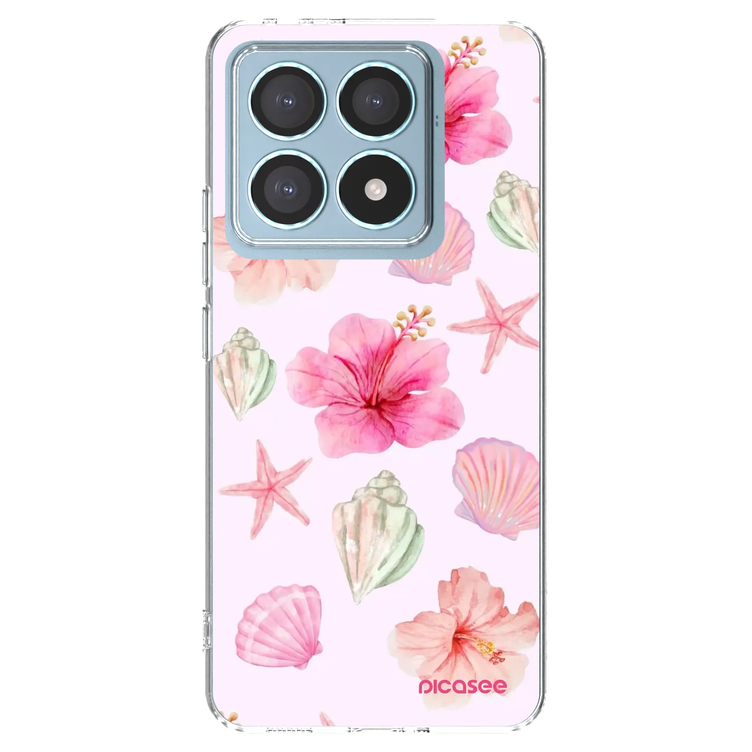 Picasee silikonový průhledný obal pro Xiaomi 14T Pro - Blush Lagoon