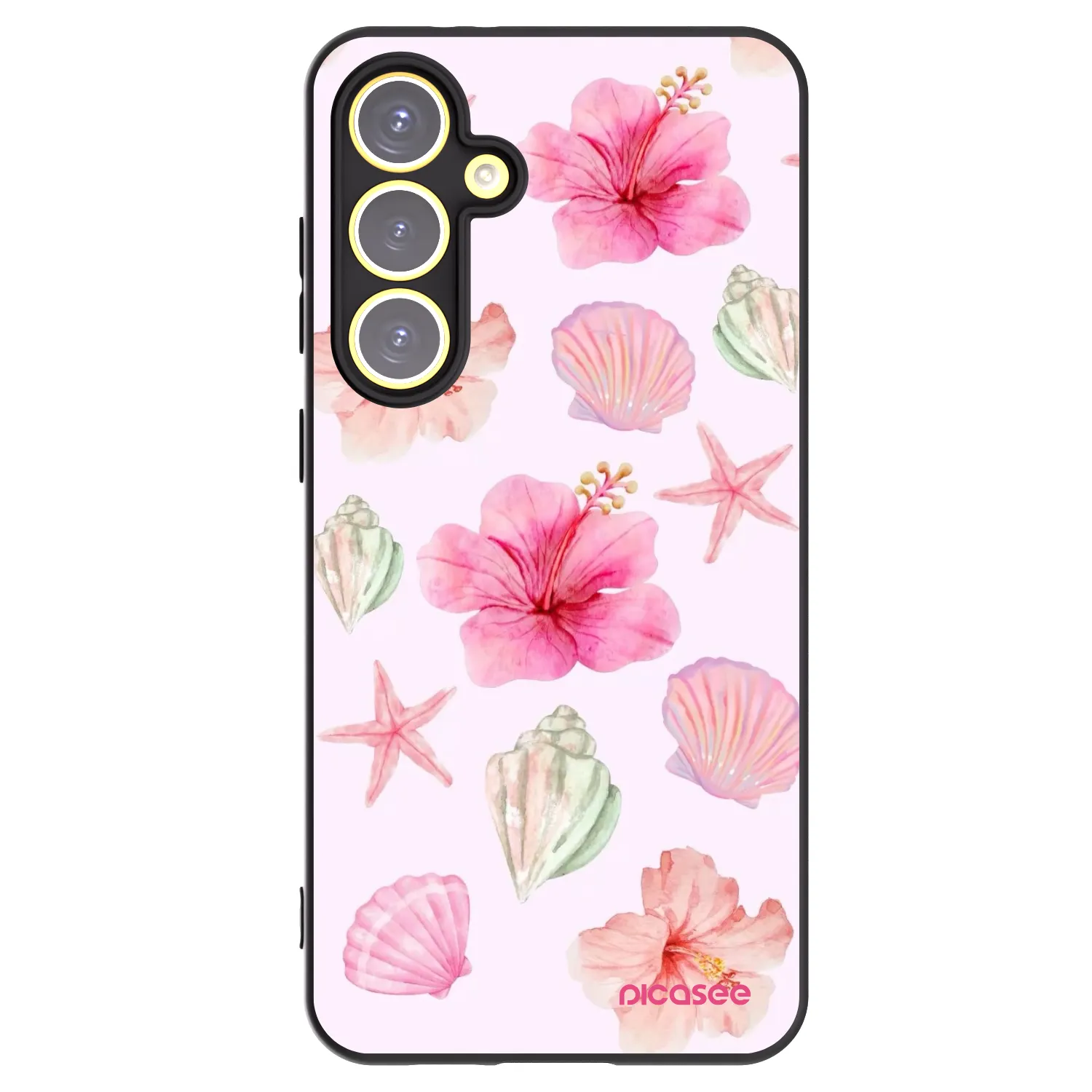 Picasee silikonový černý obal pro Samsung Galaxy S24 FE S721B - Blush Lagoon