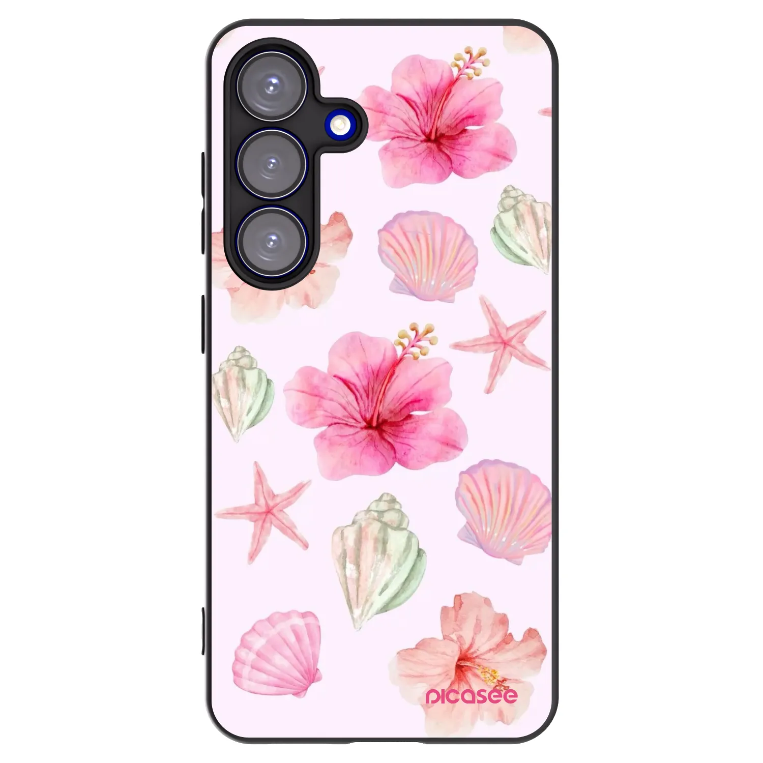 Picasee silikonový černý obal pro Samsung Galaxy S25 5G - Blush Lagoon