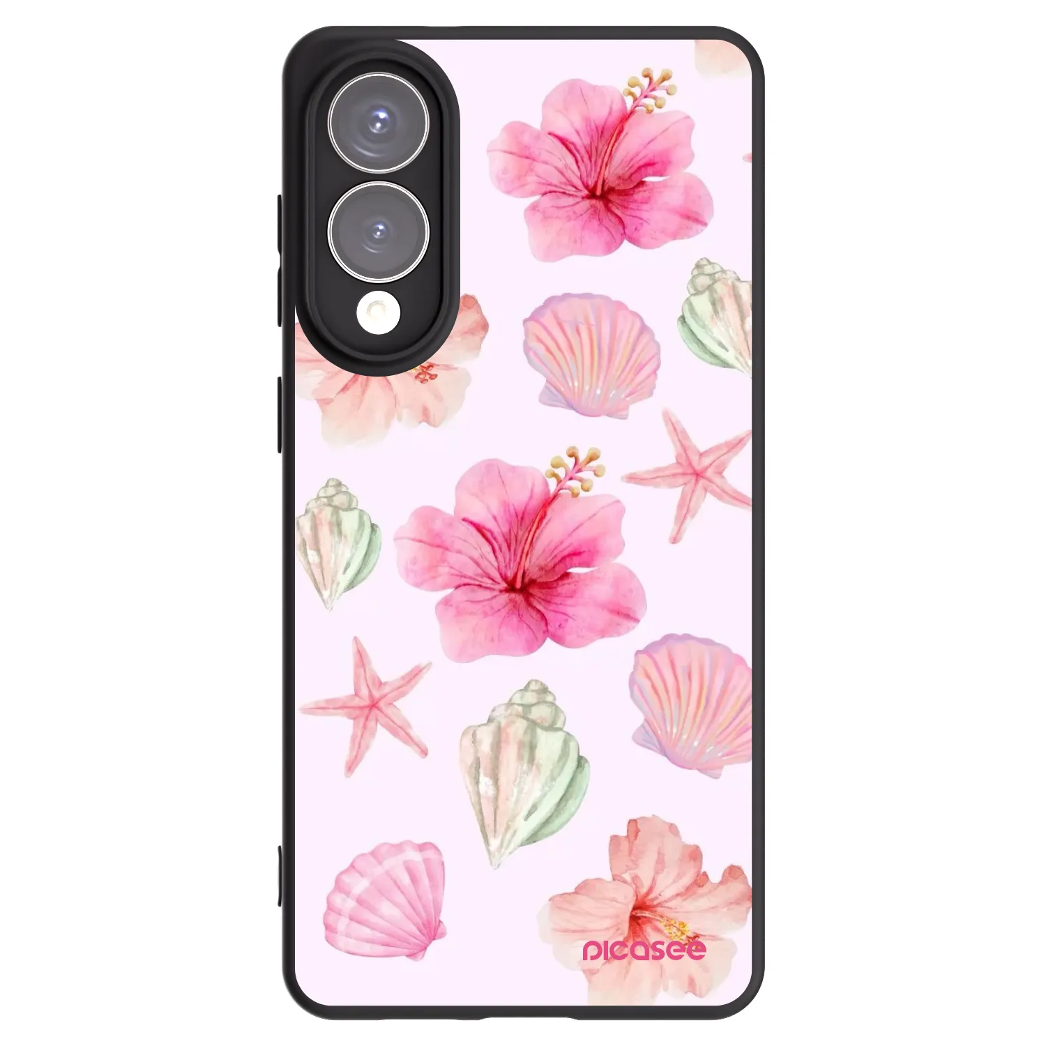 Picasee silikonový černý obal pro Samsung Galaxy S25 Edge 5G - Blush Lagoon