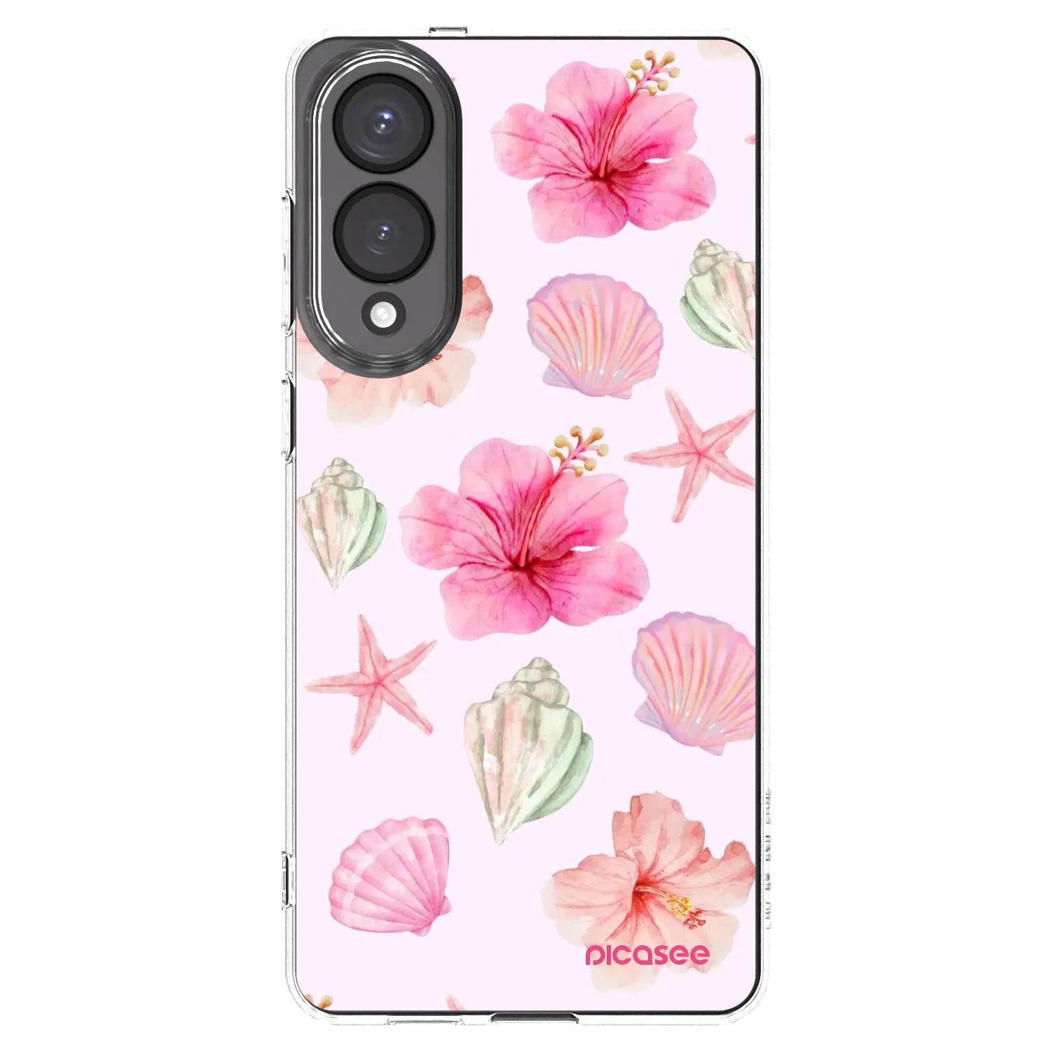 Picasee silikonový průhledný obal pro Samsung Galaxy S25 Edge 5G - Blush Lagoon