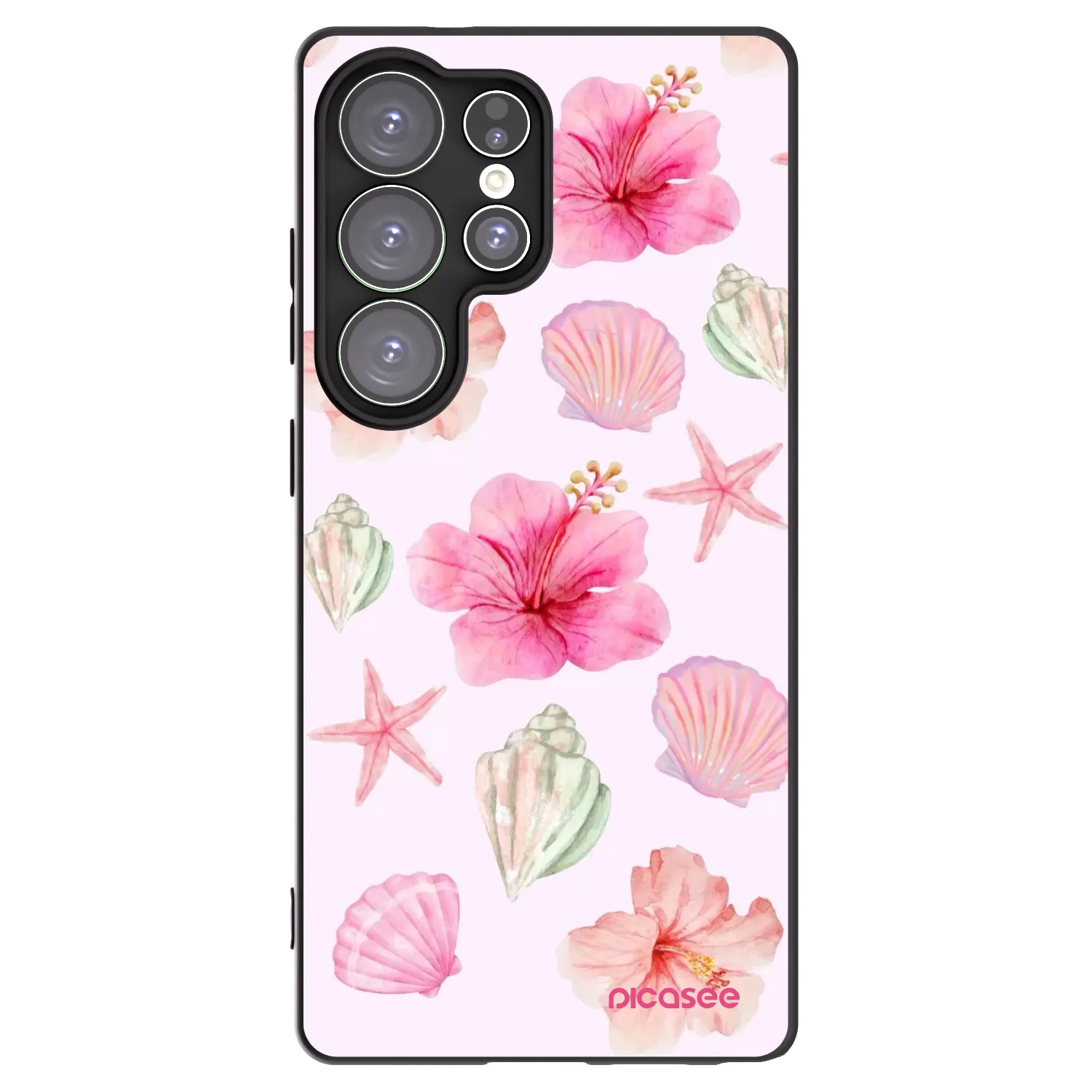Picasee silikonový černý obal pro Samsung Galaxy S25 Ultra 5G - Blush Lagoon
