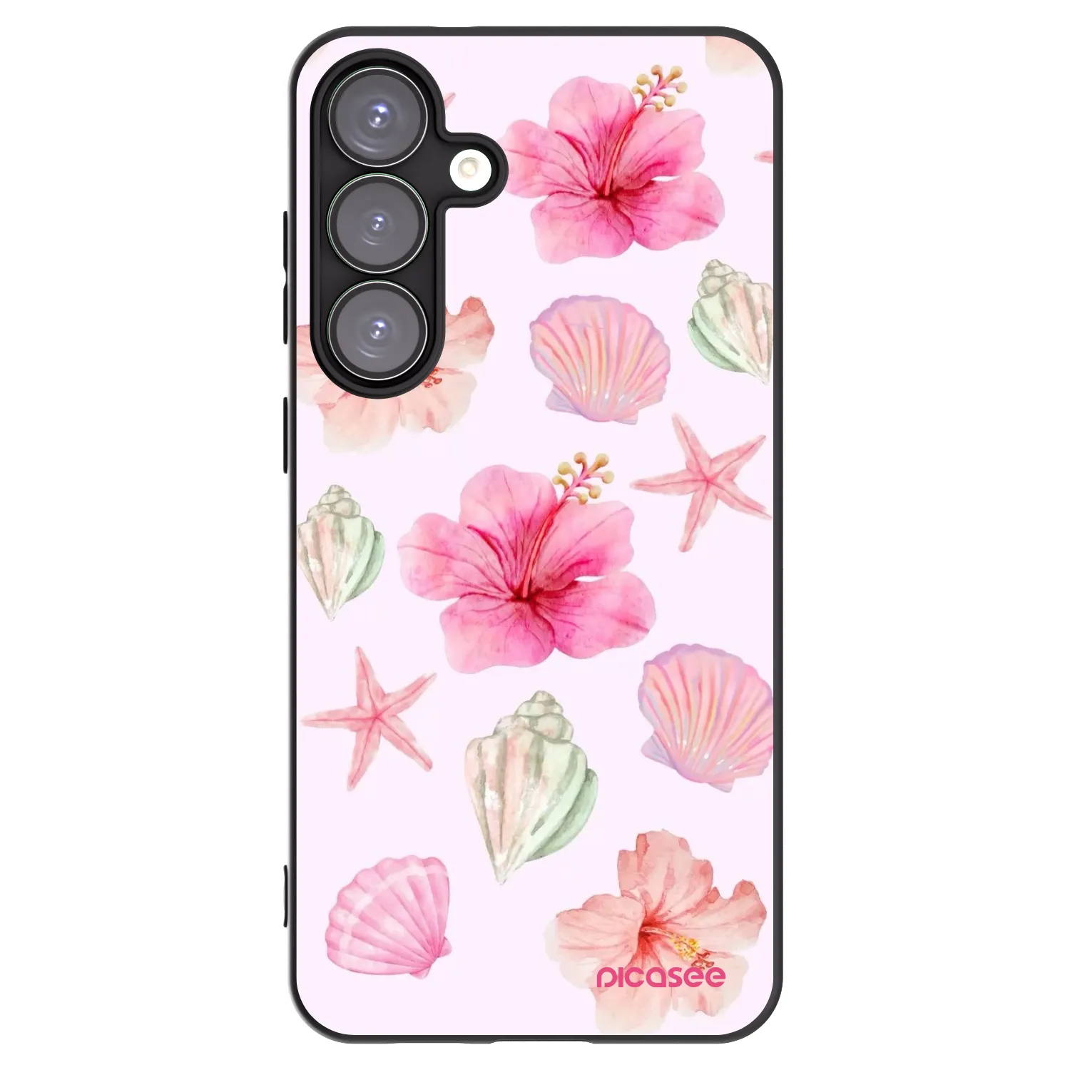 Picasee silikonový černý obal pro Samsung Galaxy S25+ 5G - Blush Lagoon