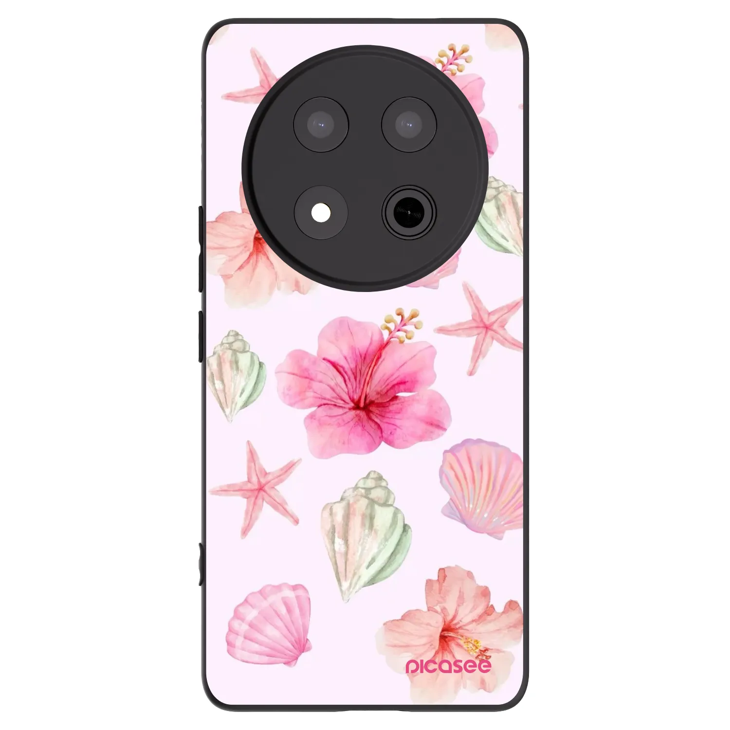 Picasee silikonový černý obal pro Honor Magic7 Lite 5G - Blush Lagoon