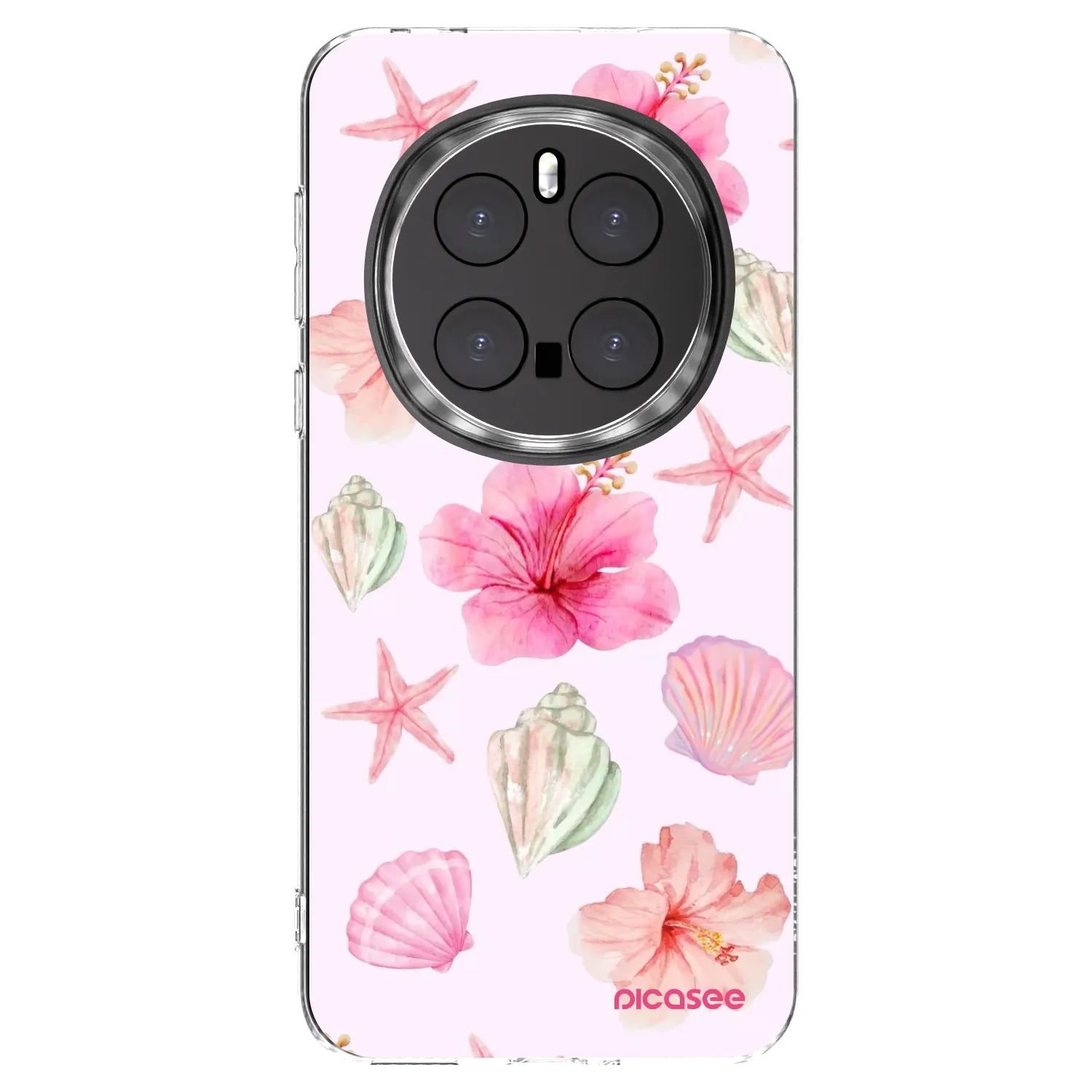 Picasee silikonový průhledný obal pro Honor Magic7 Pro 5G - Blush Lagoon