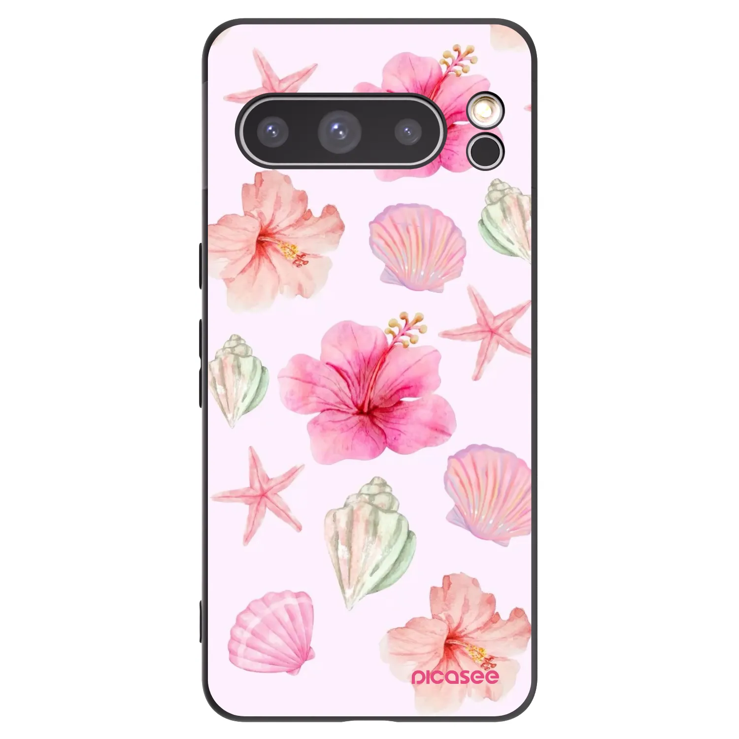 Picasee silikonový černý obal pro Google Pixel 8 Pro - Blush Lagoon