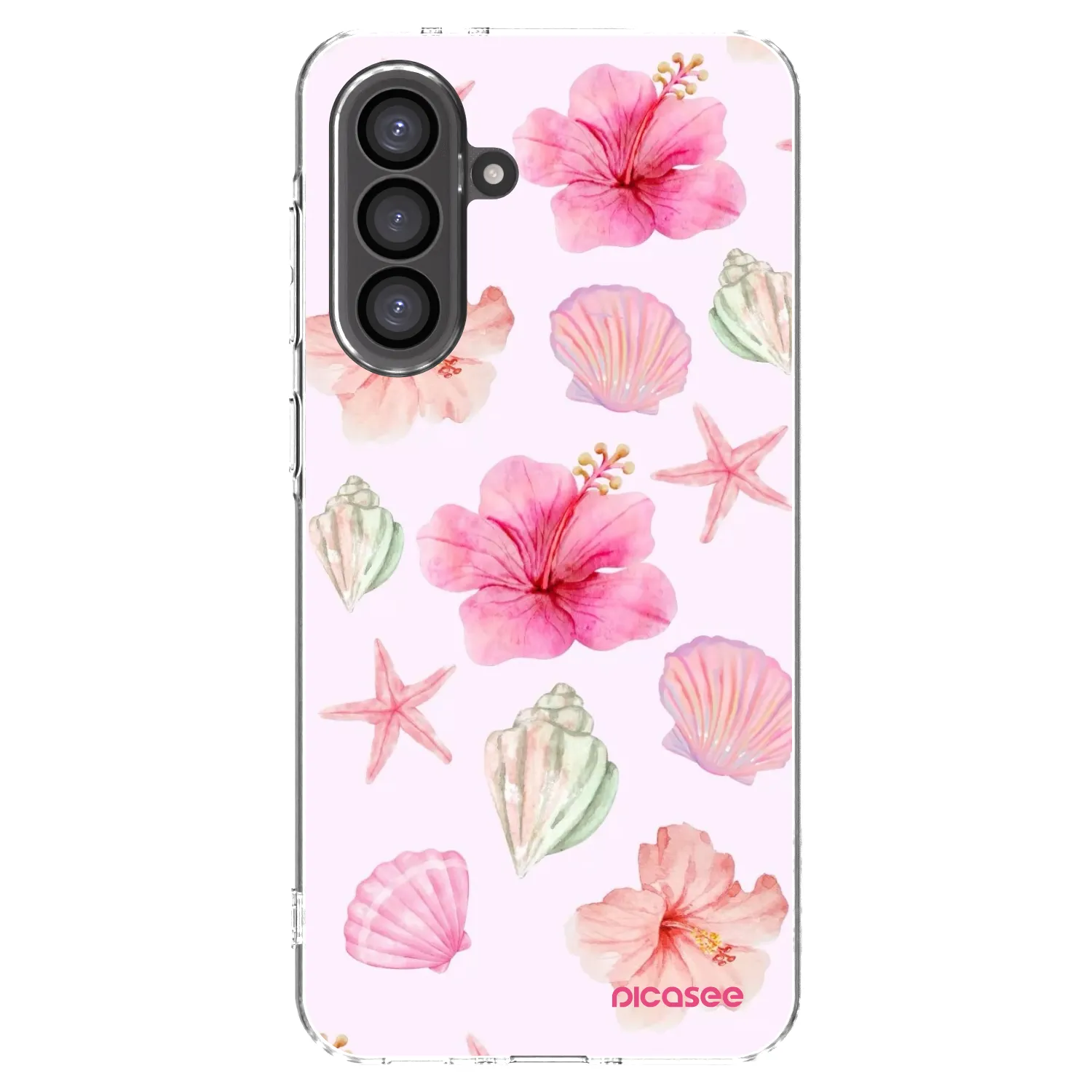 Picasee silikonový průhledný obal pro Samsung Galaxy A36 5G - Blush Lagoon