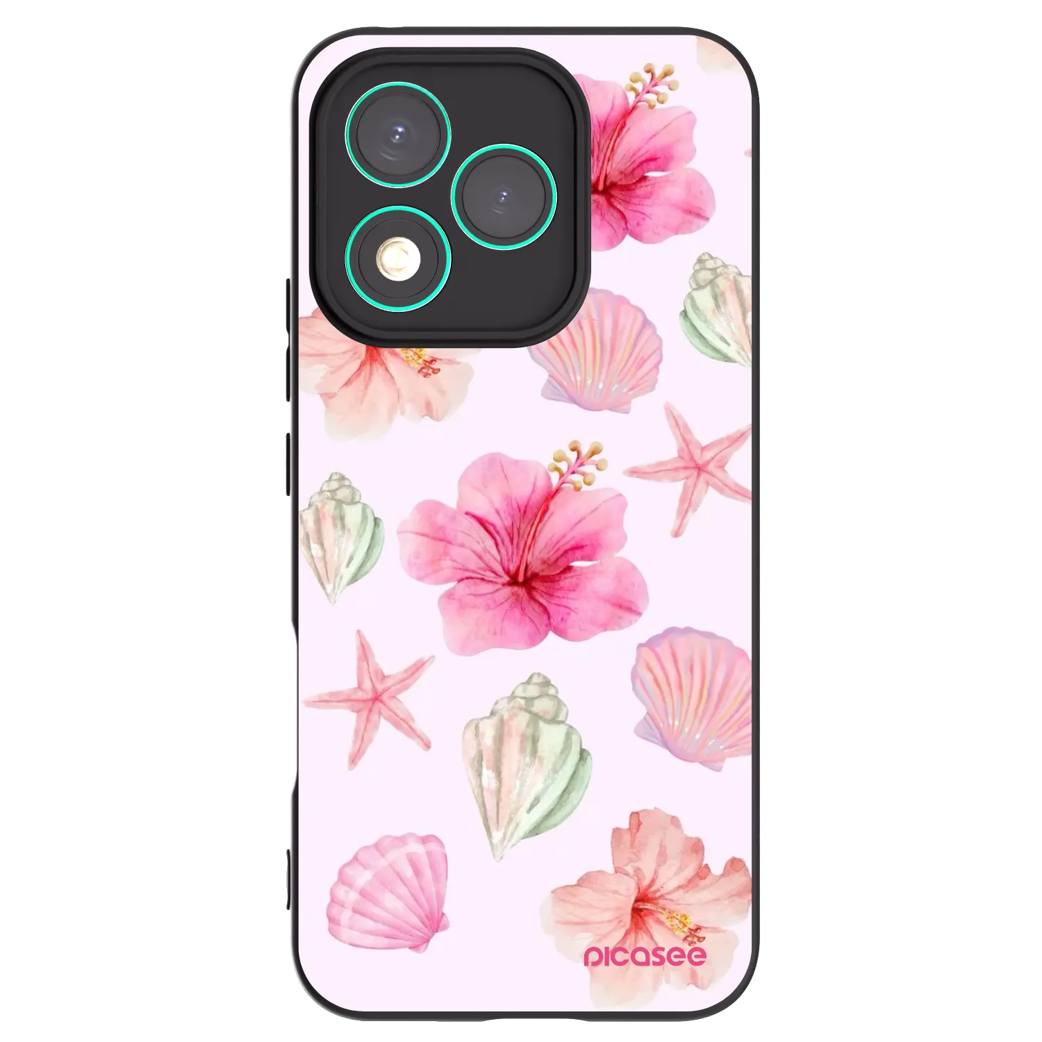 Picasee silikonový černý obal pro Honor 400 Lite 5G - Blush Lagoon