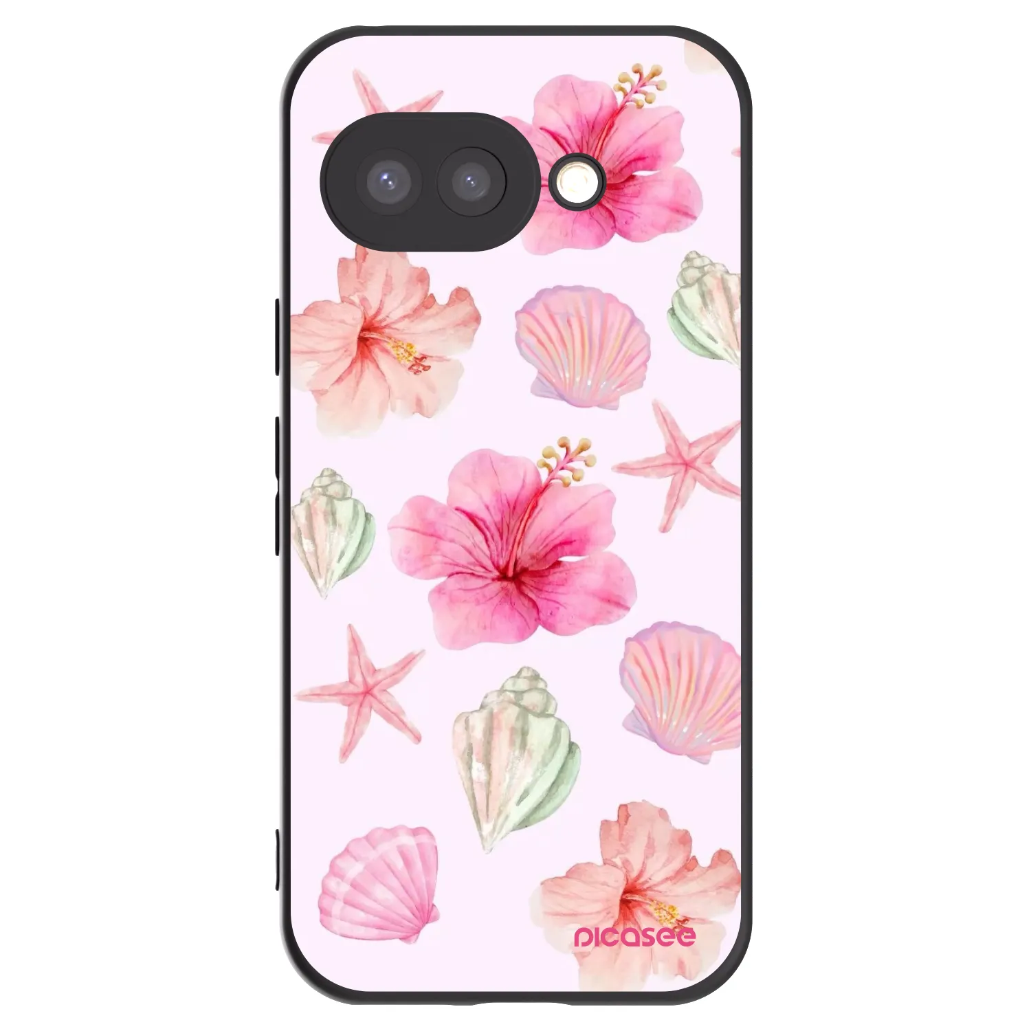 Picasee silikonový černý obal pro Google Pixel 9a - Blush Lagoon
