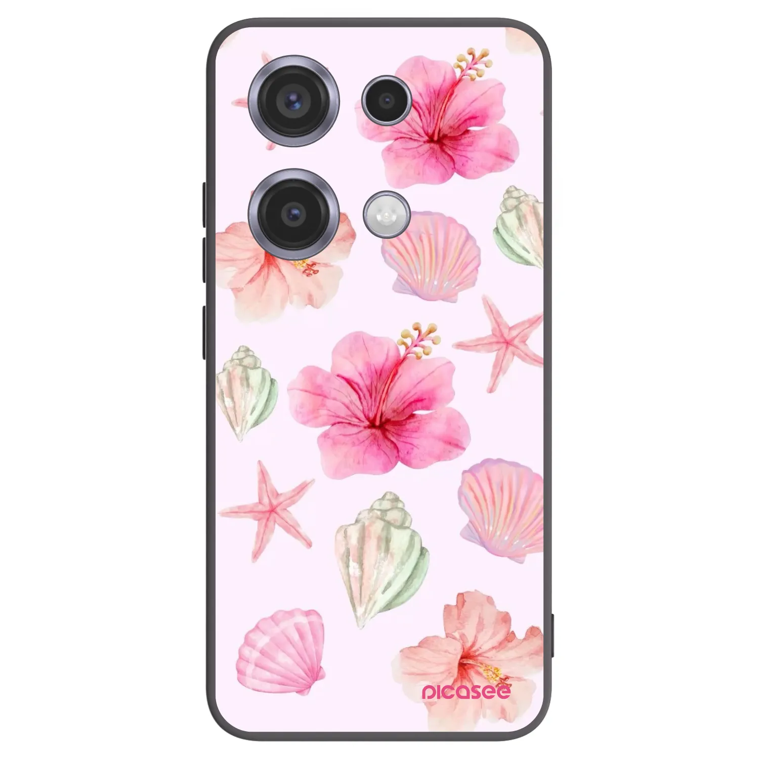 Picasee silikonový černý obal pro Xiaomi Redmi Note 14S - Blush Lagoon