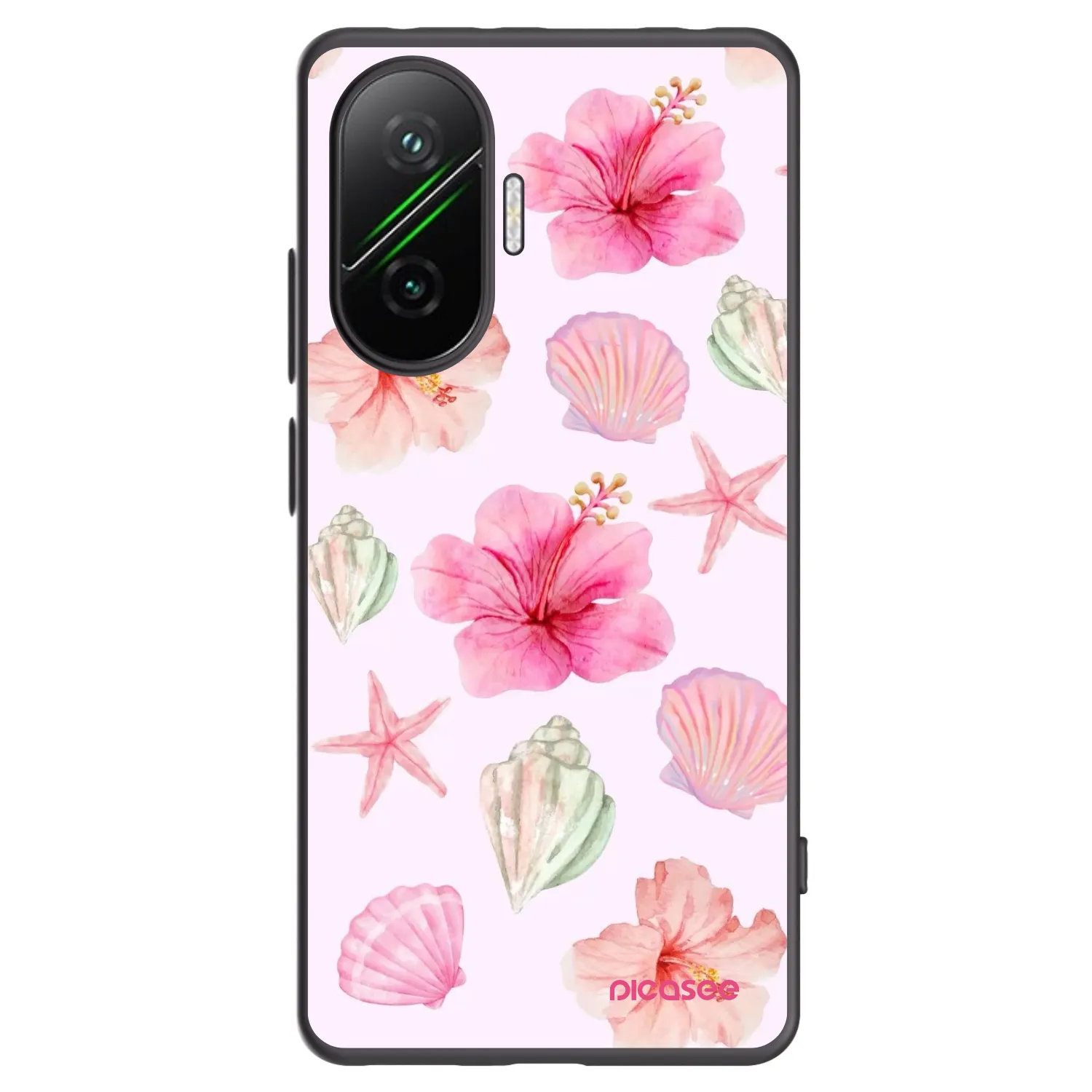 Picasee silikonový černý obal pro Xiaomi Poco F7 5G - Blush Lagoon