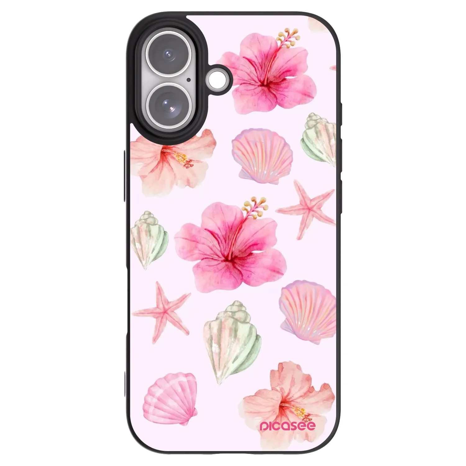 Picasee silikonový černý obal pro Apple iPhone 17 - Blush Lagoon