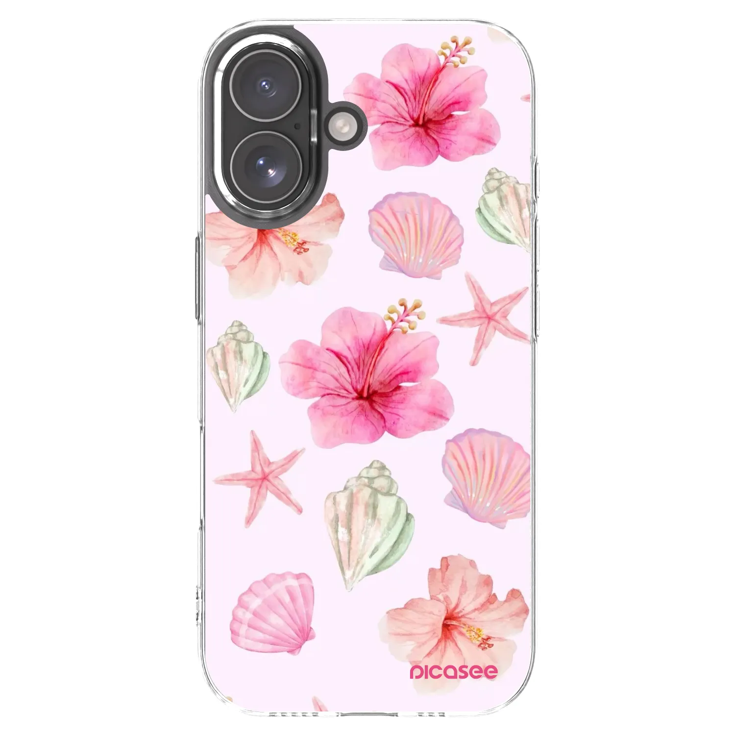 Picasee silikonový průhledný obal pro Apple iPhone 17 - Blush Lagoon