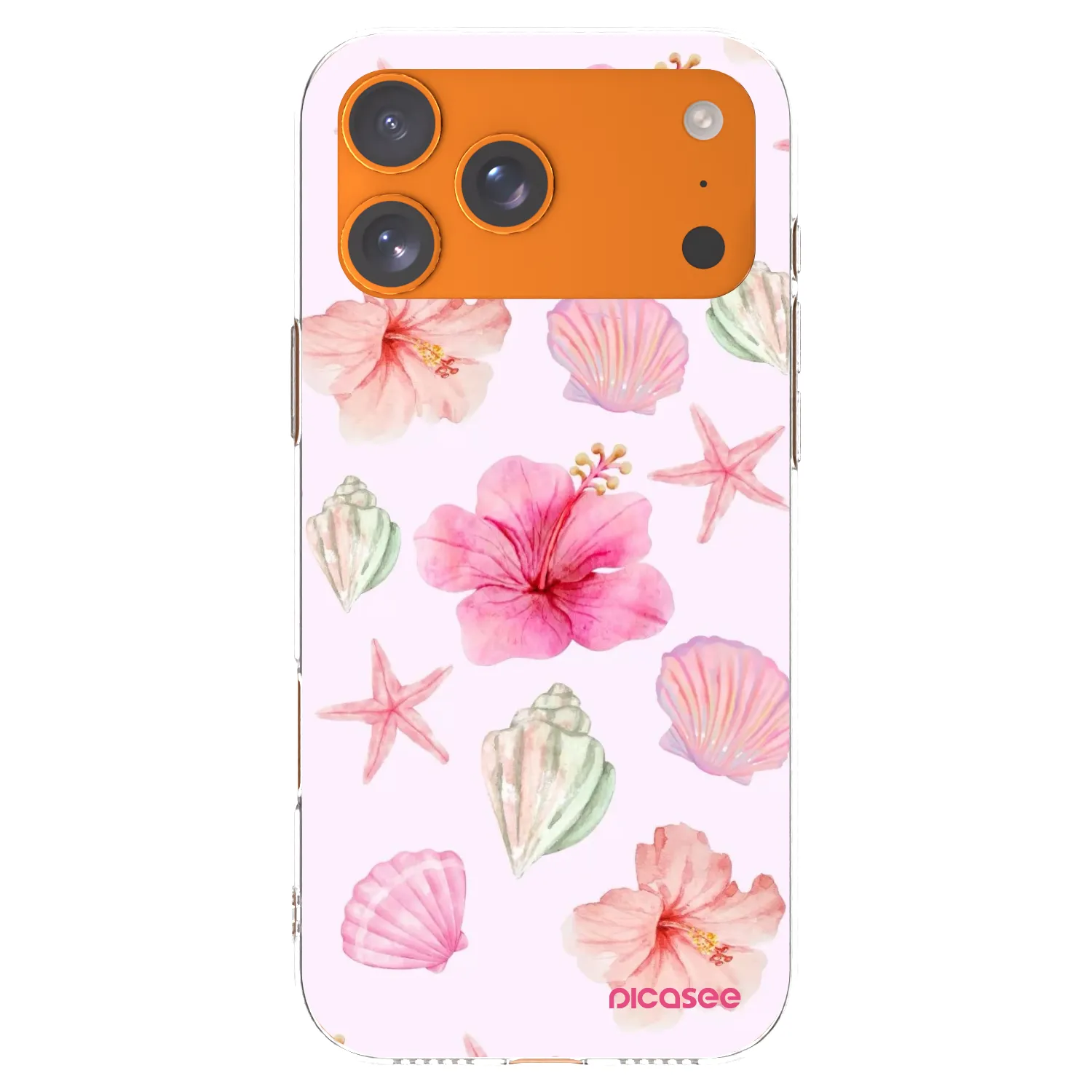 Picasee silikonový průhledný obal pro Apple iPhone 17 Pro Max - Blush Lagoon