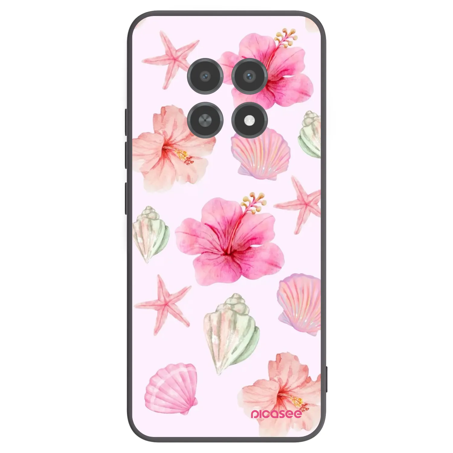 Picasee silikonový černý obal pro Realme 12X - Blush Lagoon