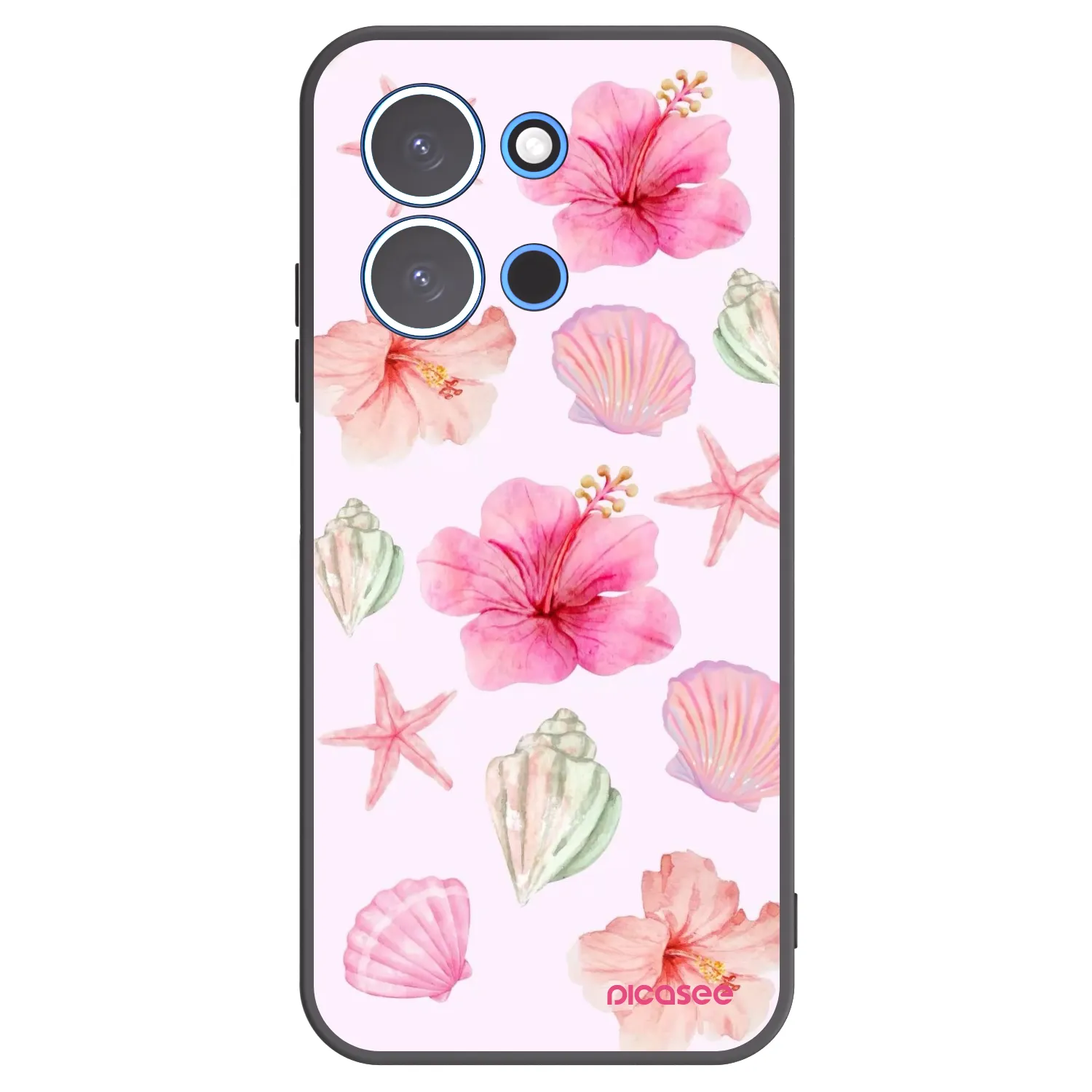 Picasee silikonový černý obal pro Xiaomi Redmi 15C 4G - Blush Lagoon