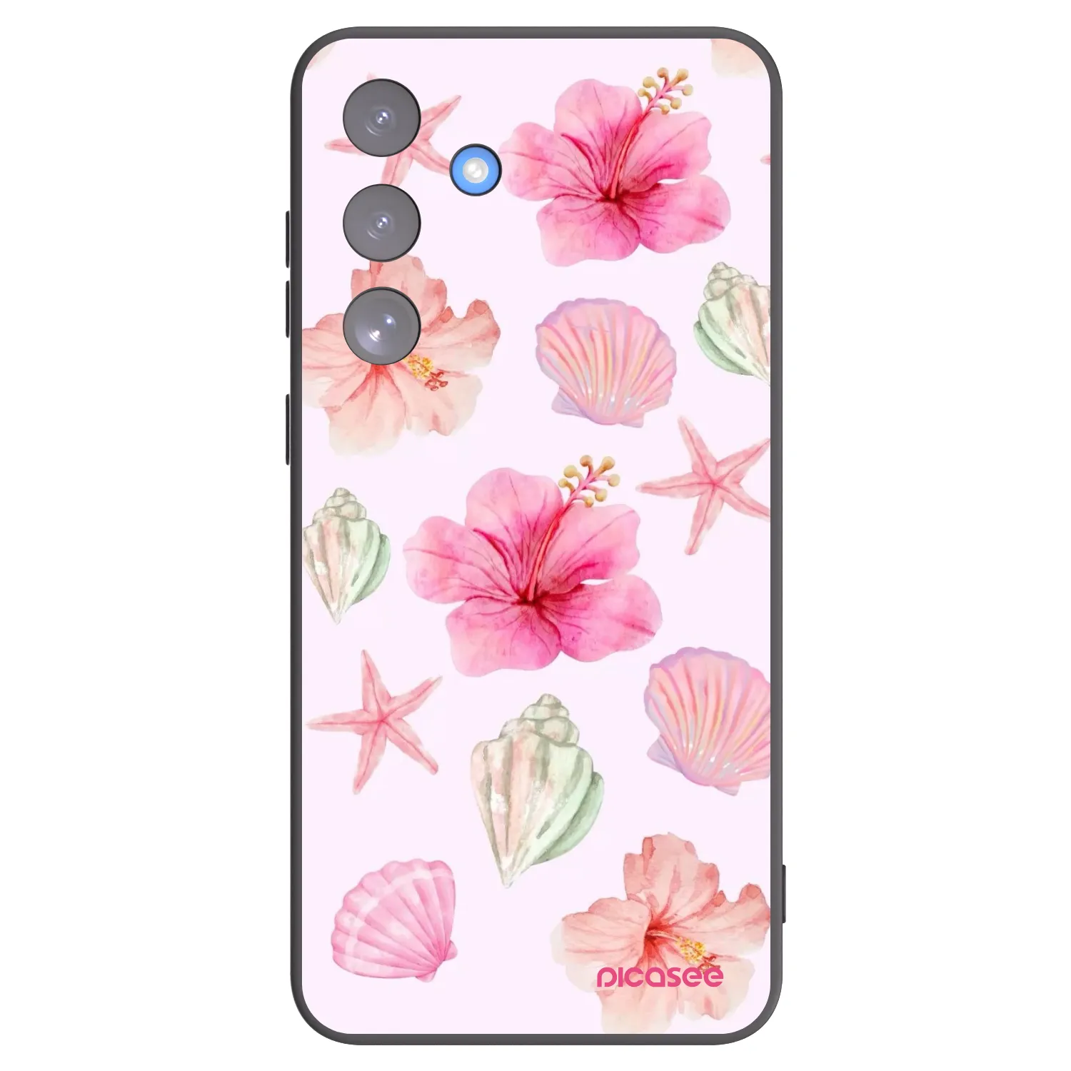 Picasee silikonový černý obal pro Samsung Galaxy S25 FE 5G - Blush Lagoon
