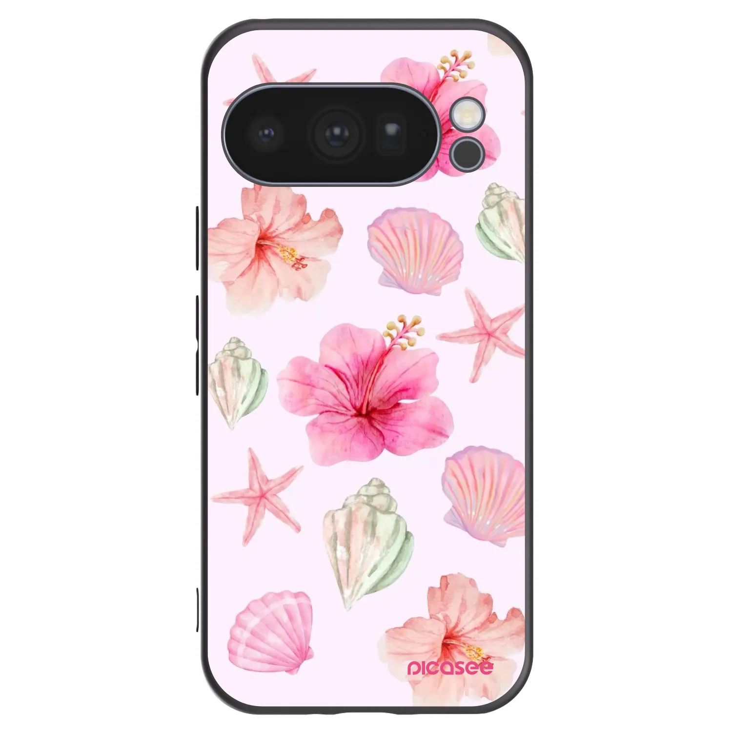 Picasee silikonový černý obal pro Google Pixel 10 Pro - Blush Lagoon