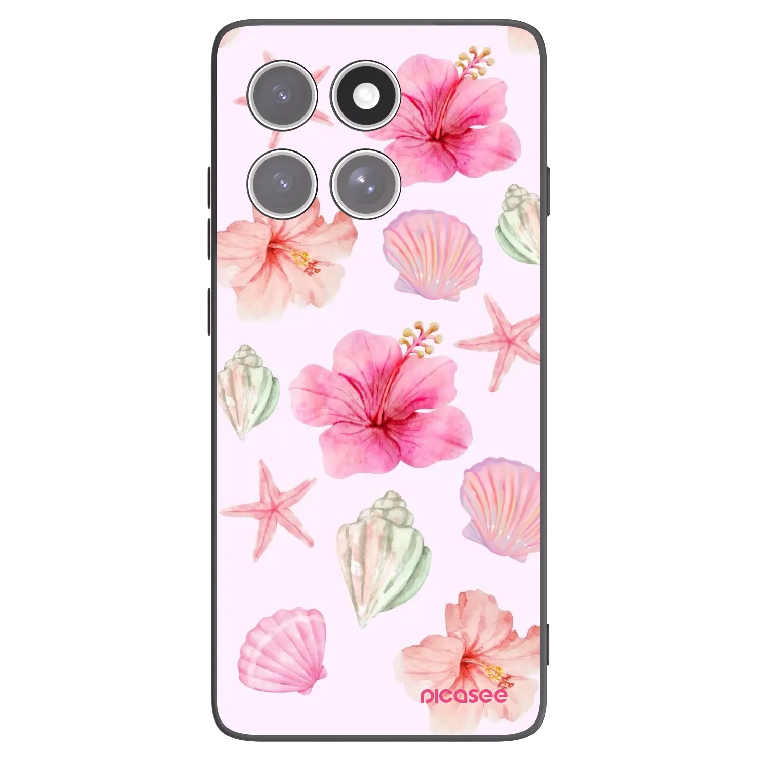 Picasee silikonový černý obal pro Motorola Edge 60 Fusion - Blush Lagoon