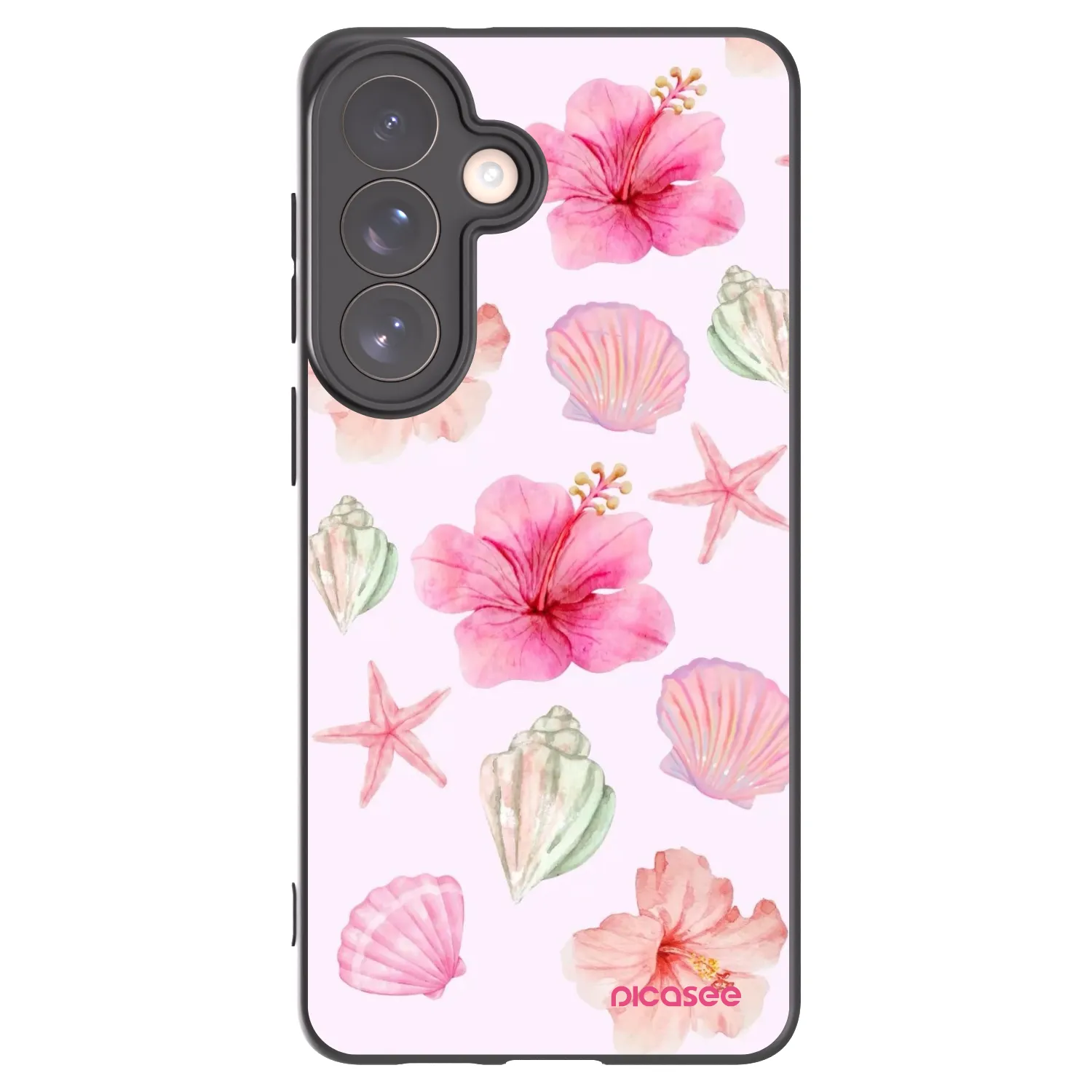 Picasee silikonový černý obal pro Samsung Galaxy S26+ - Blush Lagoon
