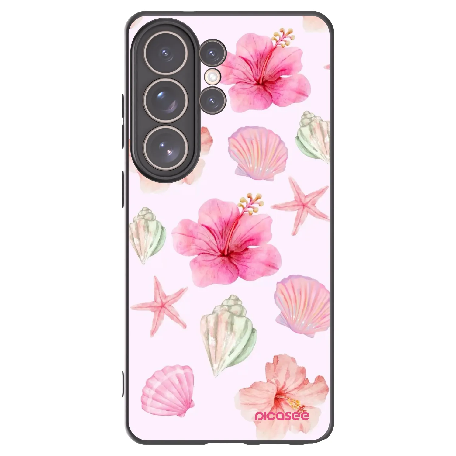 Picasee silikonový černý obal pro Samsung Galaxy S26 Ultra - Blush Lagoon