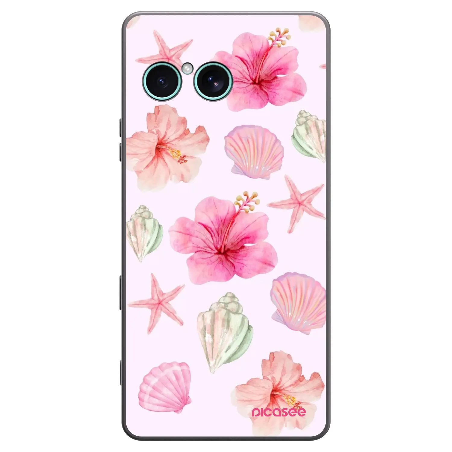 Picasee silikonový černý obal pro Sony Xperia 10 VII - Blush Lagoon