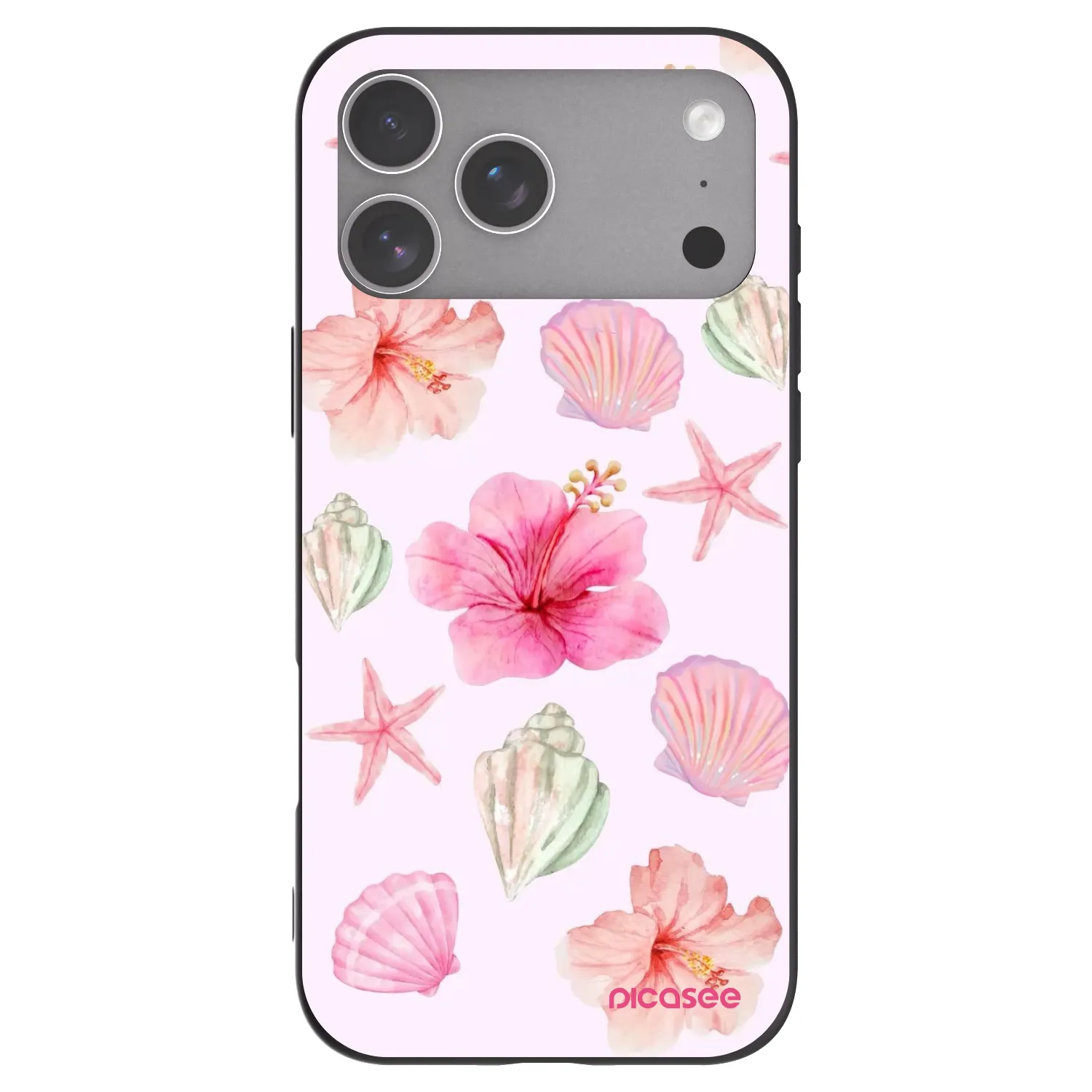 Picasee silikonový černý obal pro Apple iPhone 18 Pro Max - Blush Lagoon