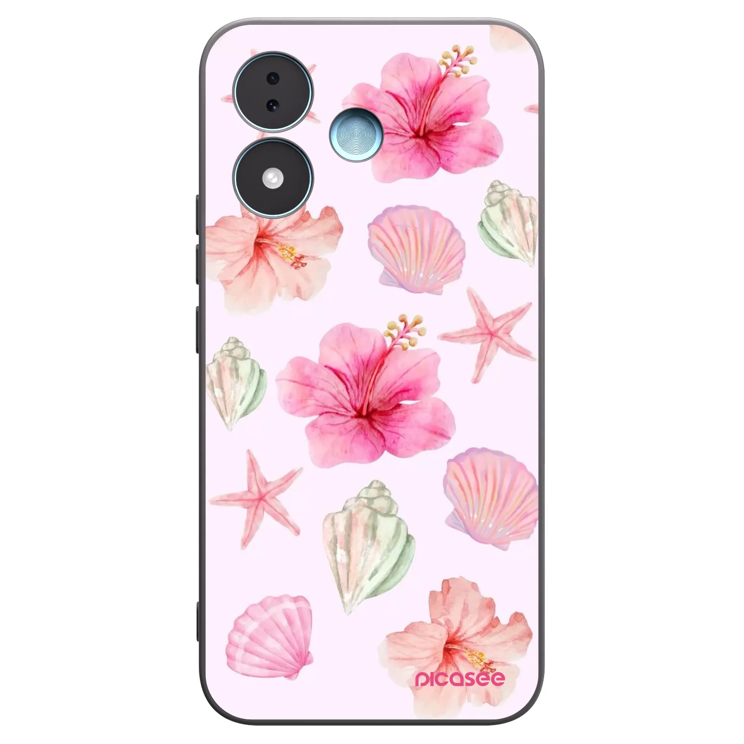 Picasee silikonový černý obal pro Xiaomi Redmi Note 17 5G - Blush Lagoon