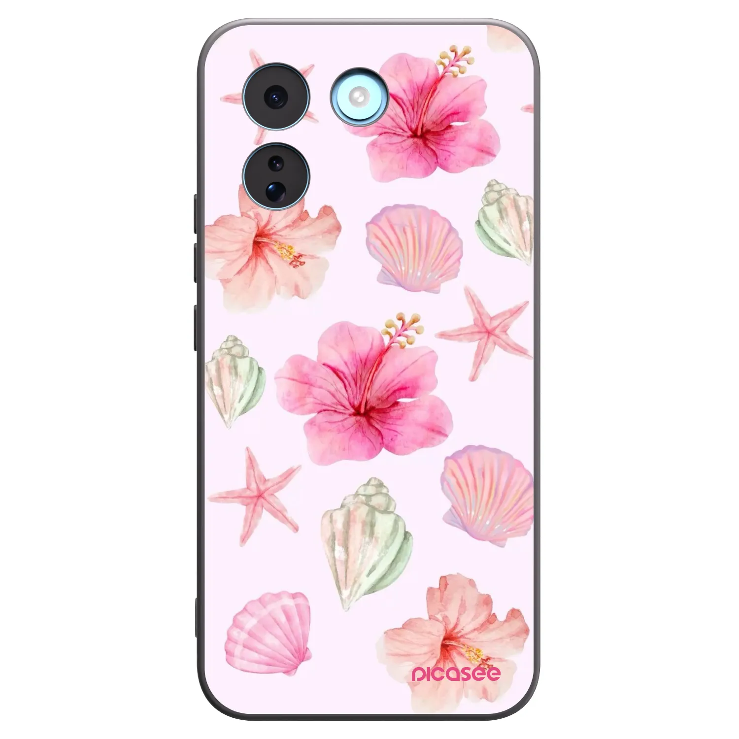 Picasee silikonový černý obal pro Xiaomi Redmi Note 17 Pro MAX 5G - Blush Lagoon