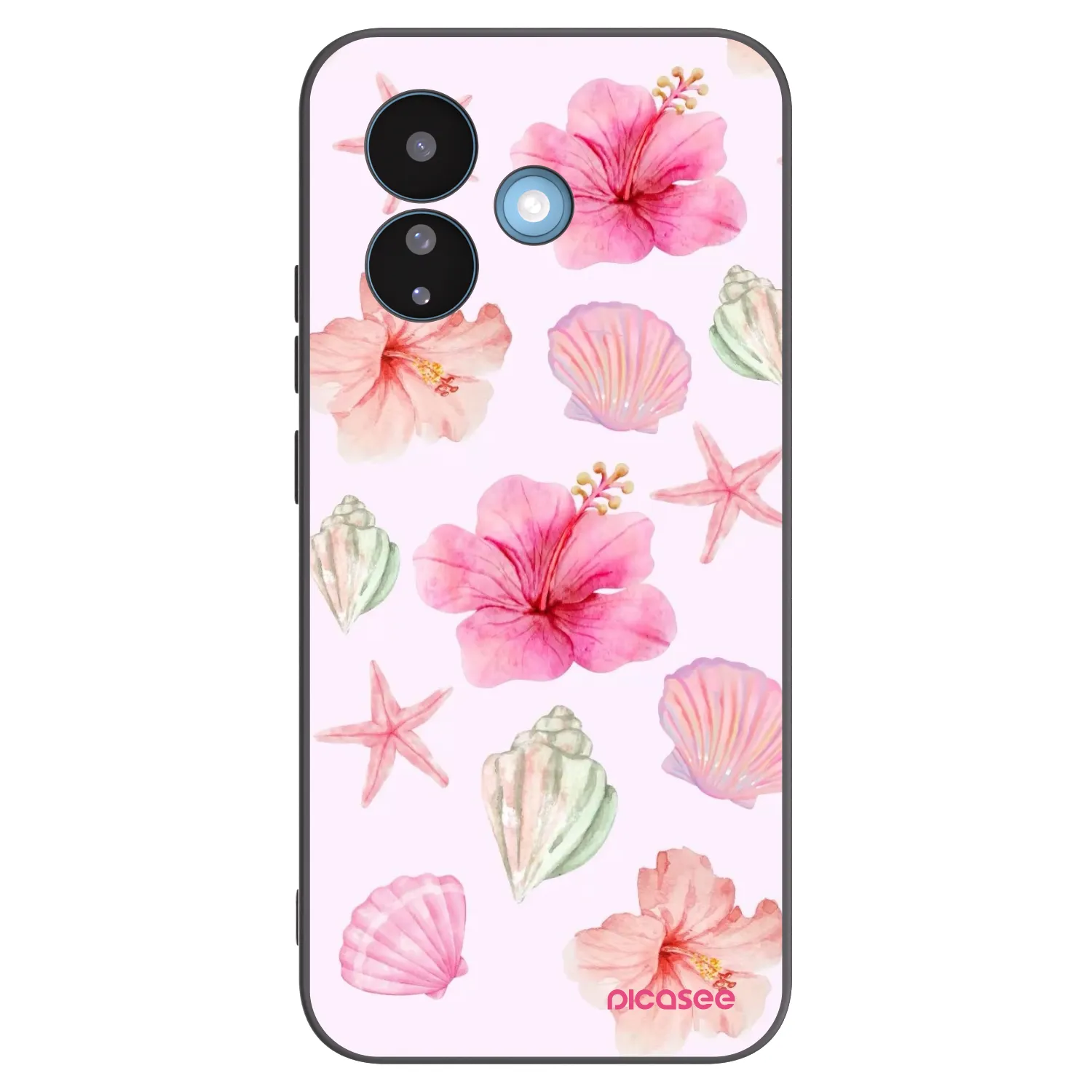 Picasee silikonový černý obal pro Xiaomi Redmi Note 17 Pro 5G - Blush Lagoon
