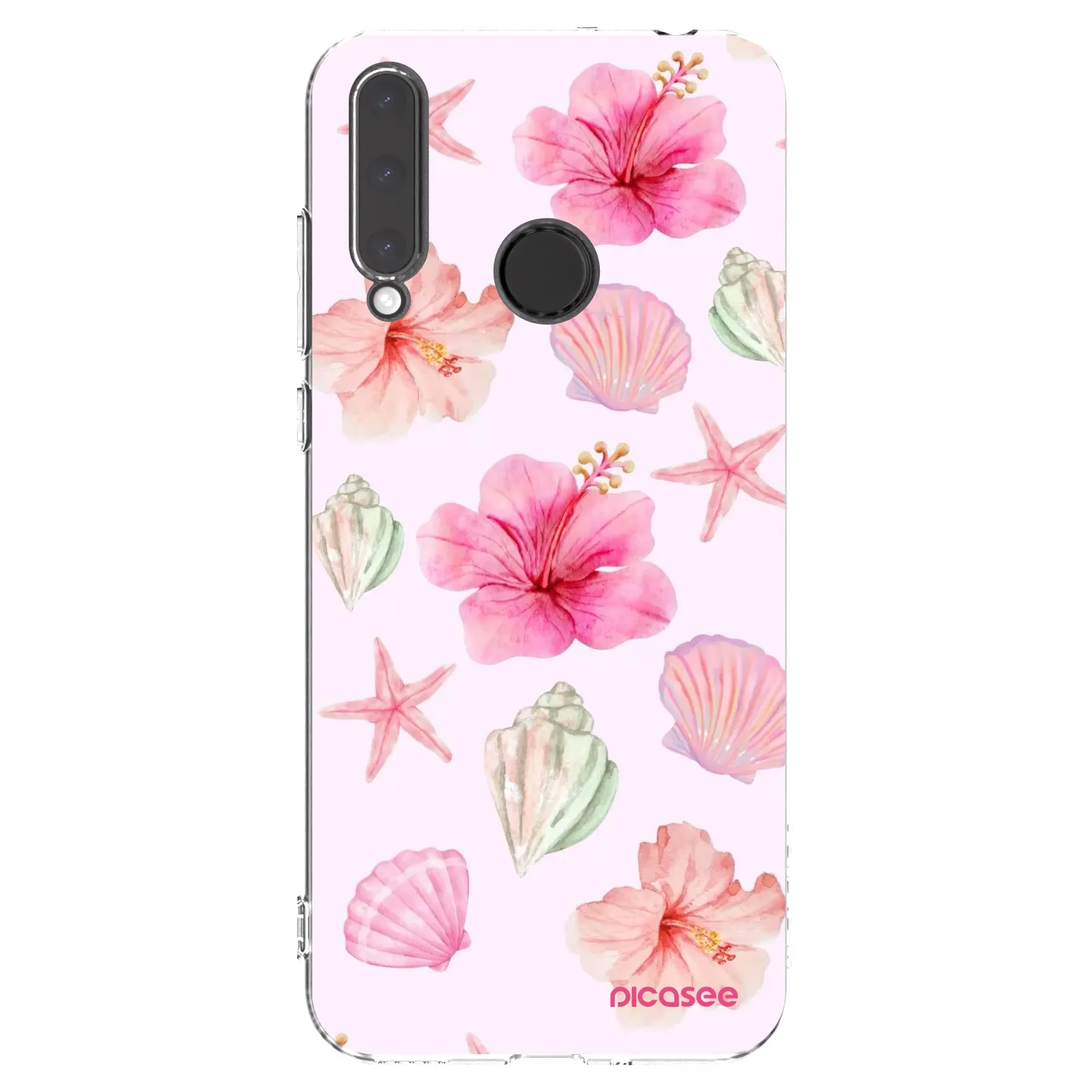 Picasee silikonový průhledný obal pro Honor 20 Lite - Blush Lagoon