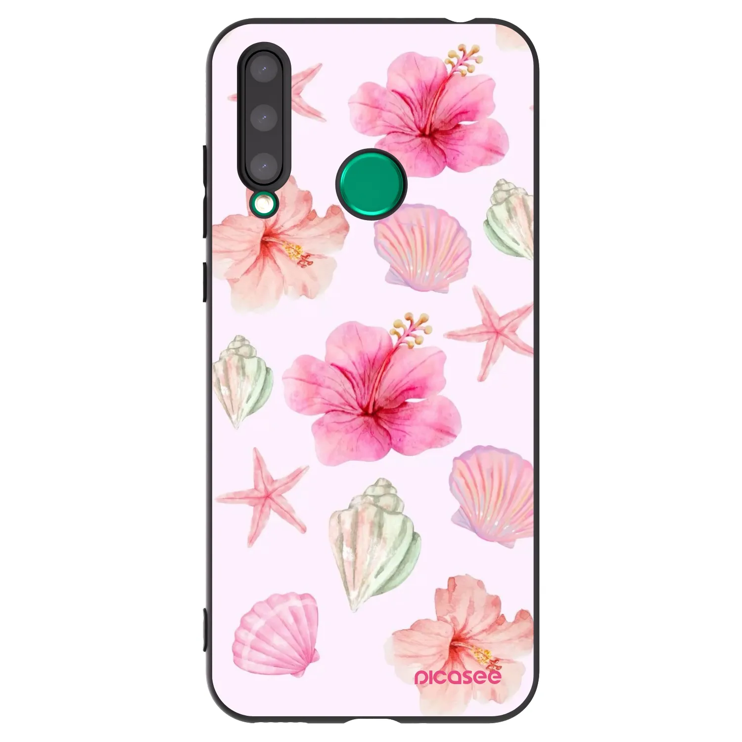 Picasee silikonový černý obal pro Honor 20 Lite - Blush Lagoon