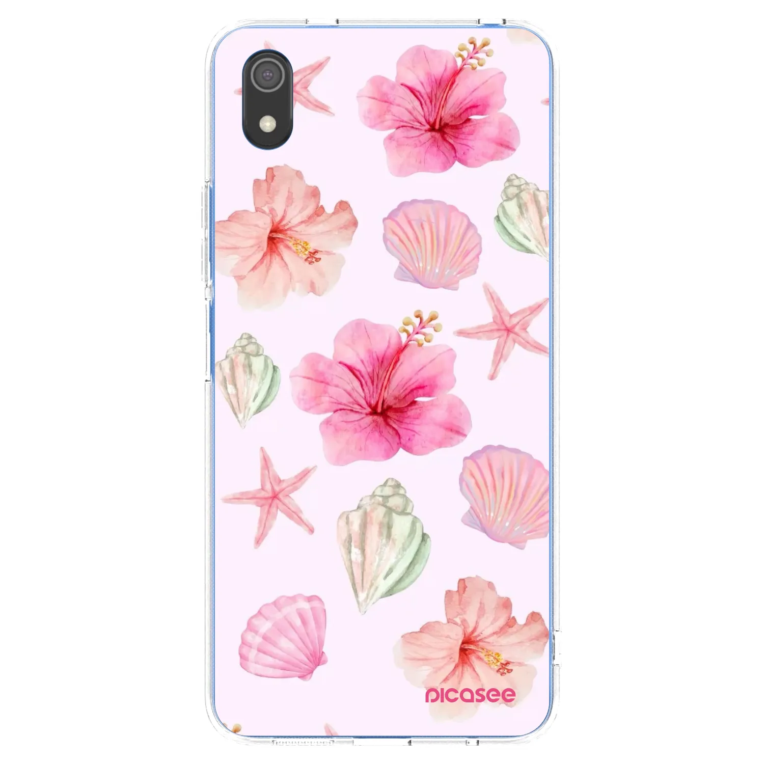 Picasee silikonový průhledný obal pro Xiaomi Redmi 7A - Blush Lagoon