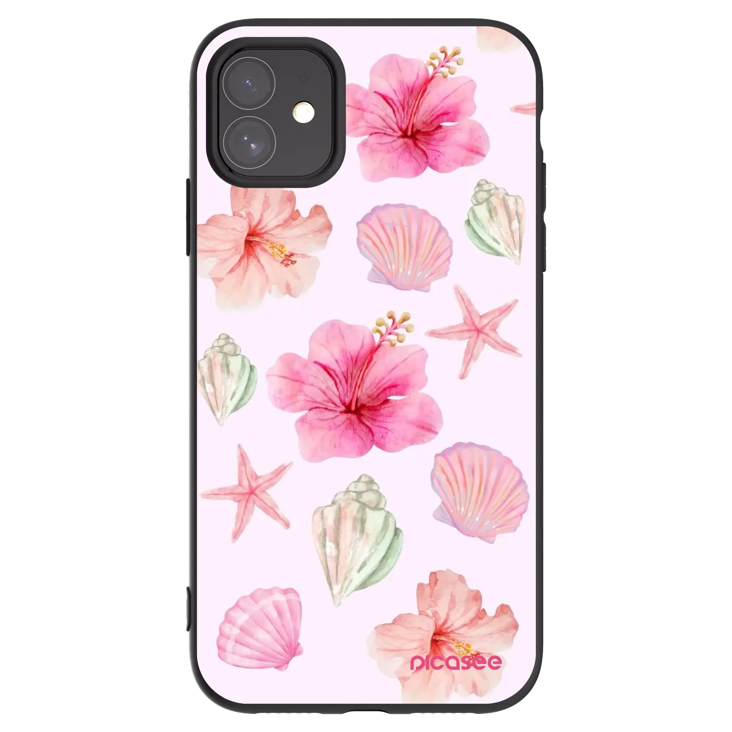 Picasee silikonový černý obal pro Apple iPhone 11 - Blush Lagoon
