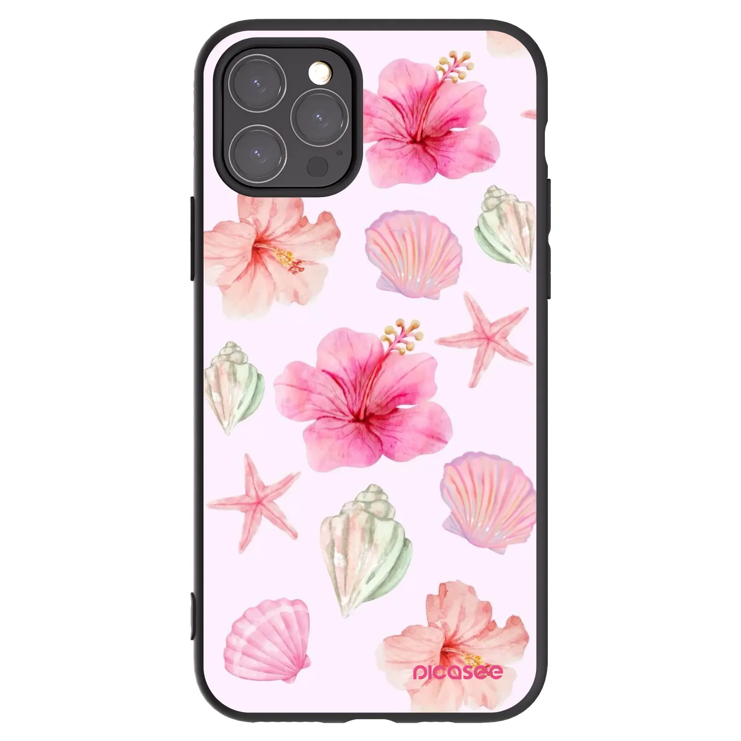 Picasee silikonový černý obal pro Apple iPhone 11 Pro - Blush Lagoon